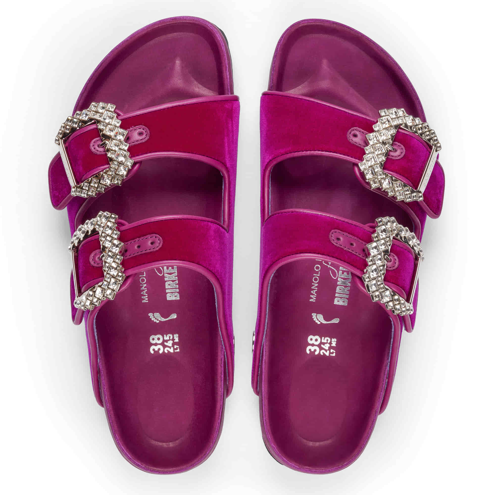 Arizona Crystal Buckle Velvet - Image 3