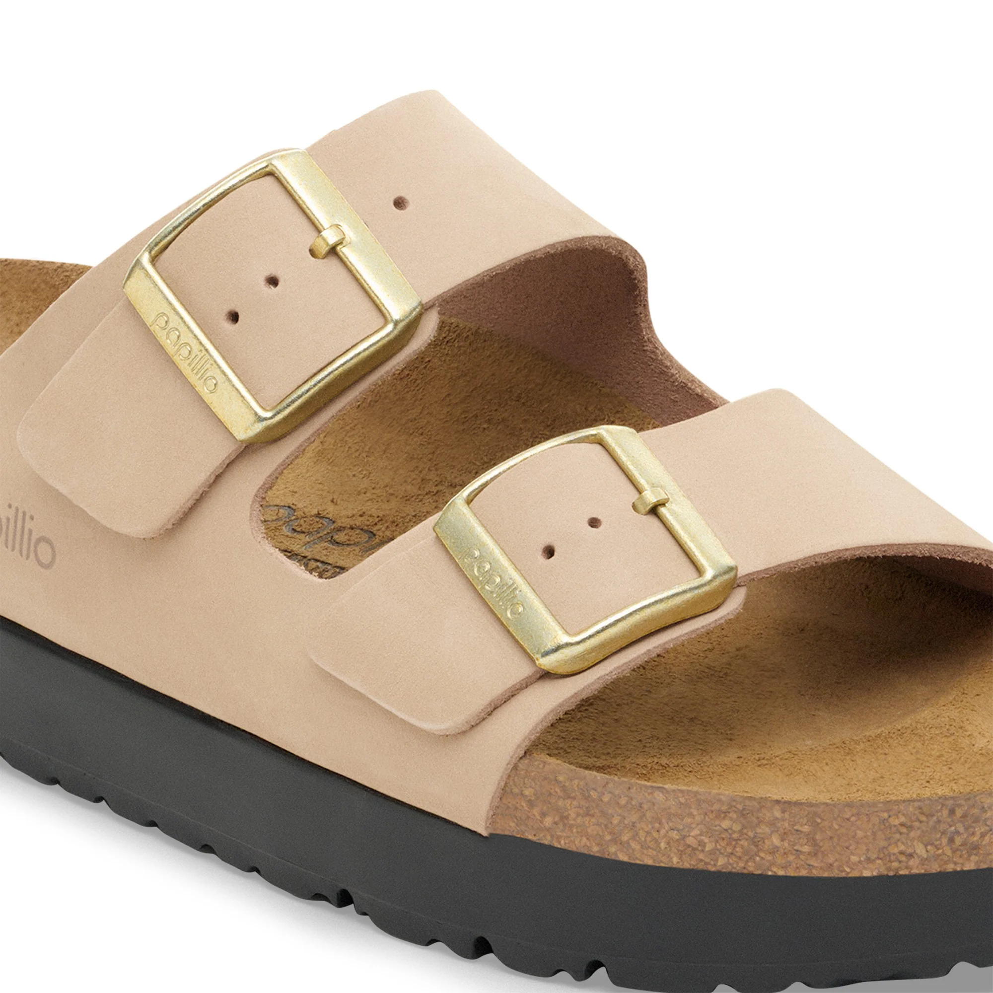 Arizona PAP Flex Platform Nubuk Leather Sandcastle - Image 6