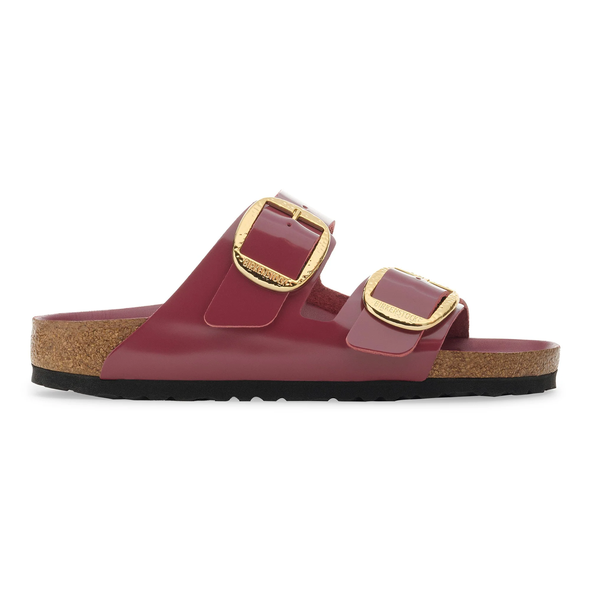 Arizona Big Buckle Natural Leather Patent Zinfandel High Shine - Image 4