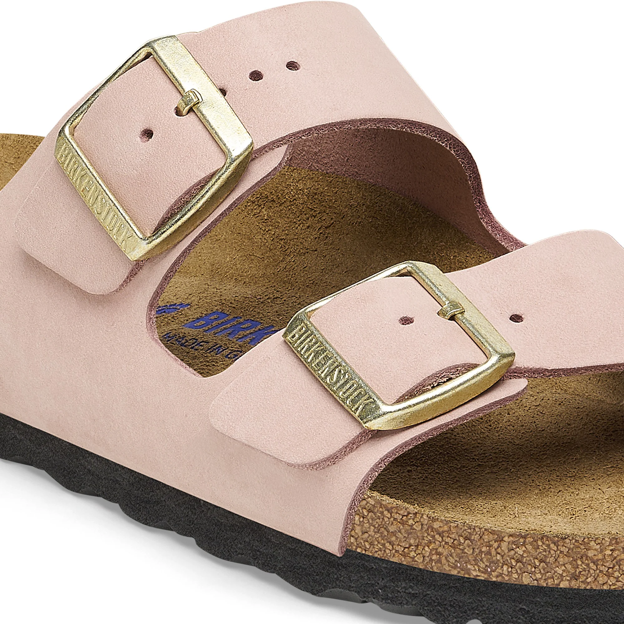 Arizona Soft Footbed Nubuk Leather Soft Pink - Image 7