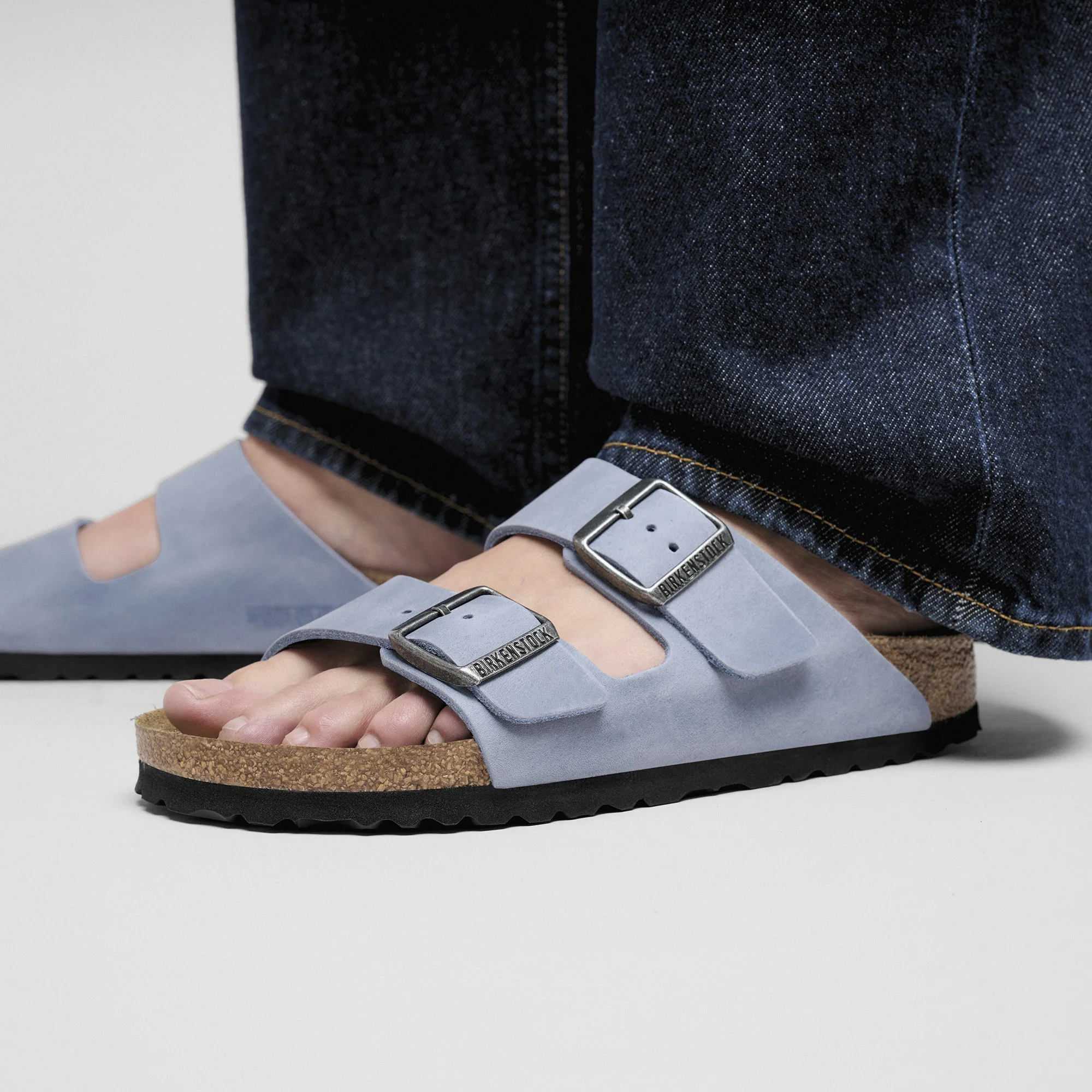 Arizona Soft Footbed Natural Leather Oiled Elemental Blue - Image 5
