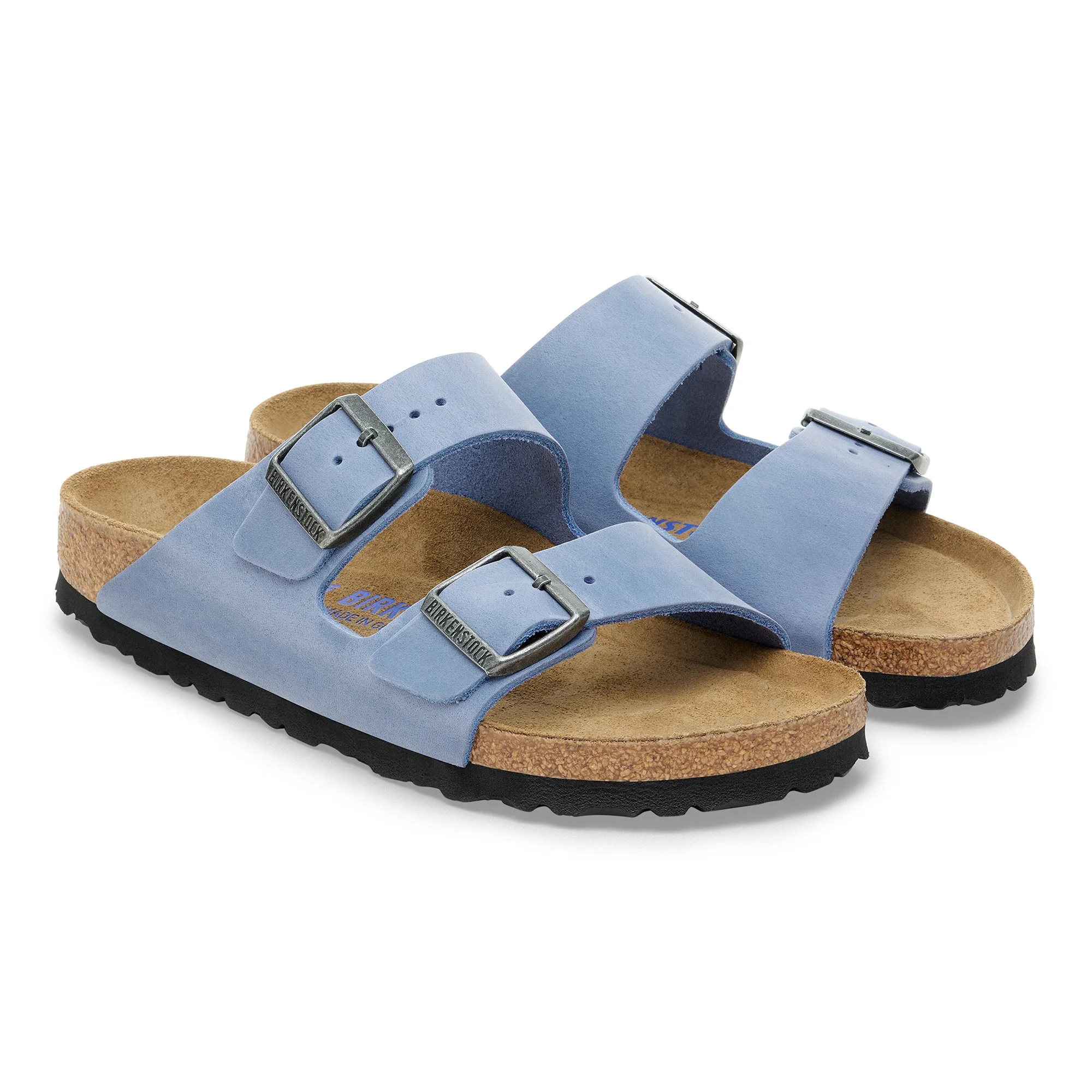 Arizona Soft Footbed Natural Leather Oiled Elemental Blue - Image 7