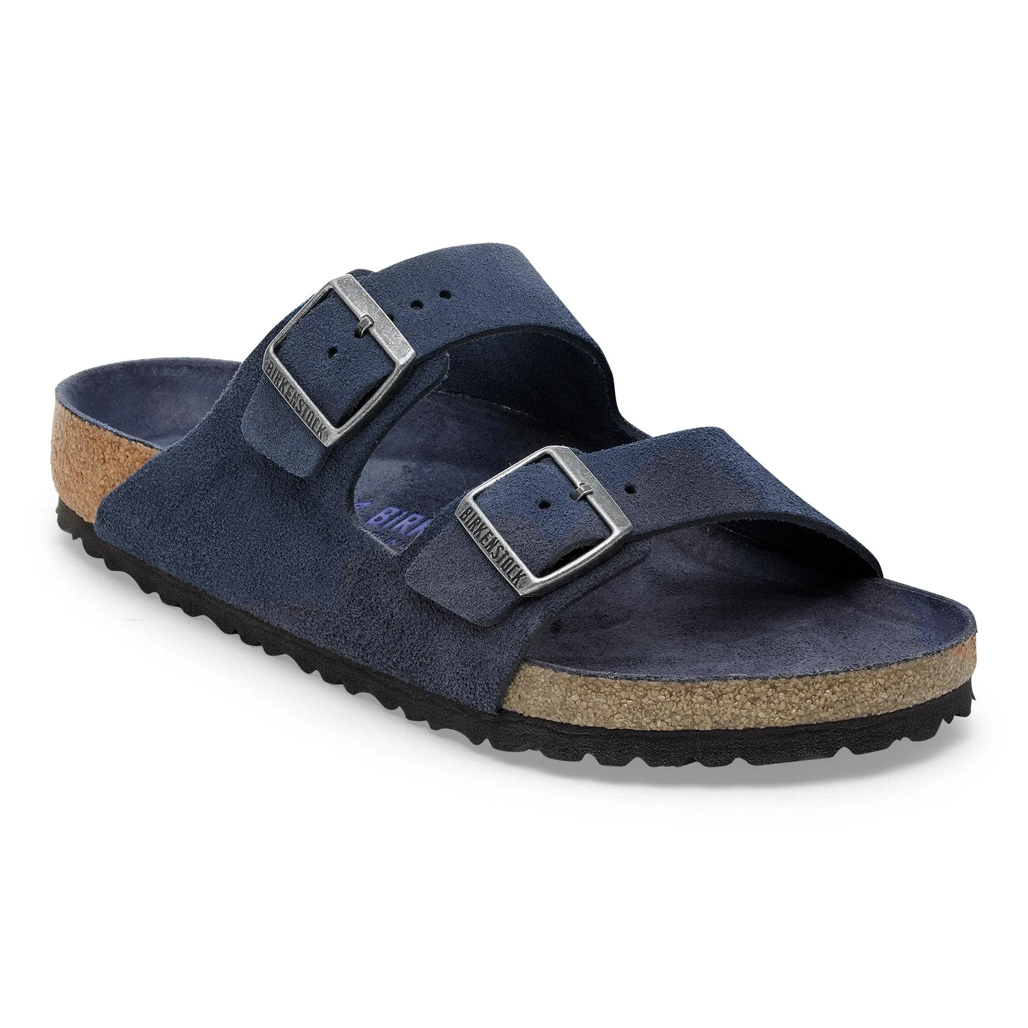 Arizona Soft Footbed Suede Leather New Navy Tonal