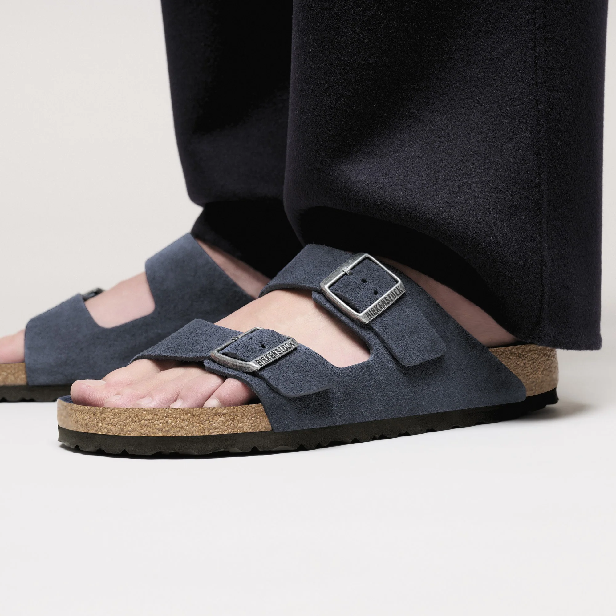 Arizona Soft Footbed Suede Leather New Navy Tonal - Image 8