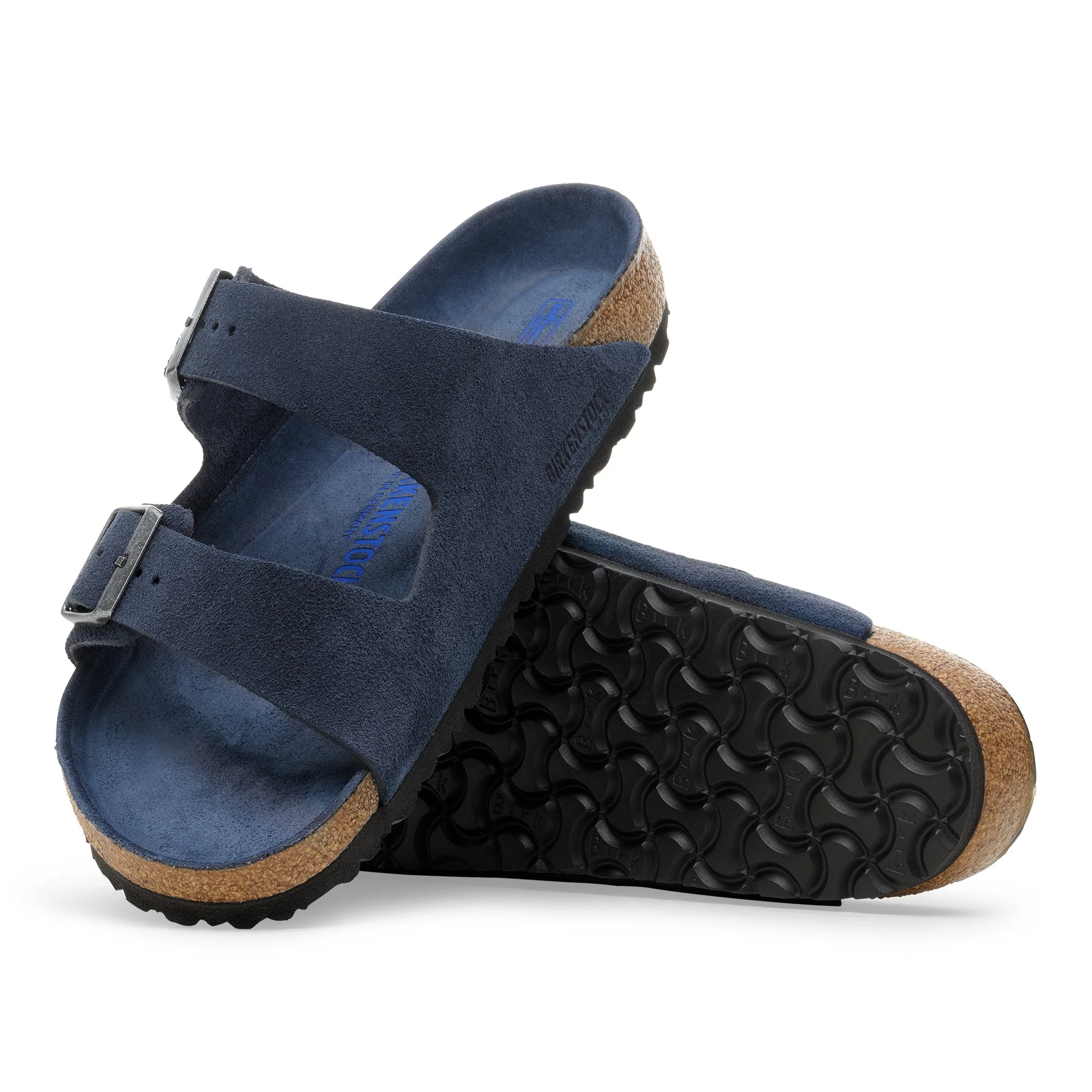Arizona Soft Footbed Suede Leather New Navy Tonal - Image 2