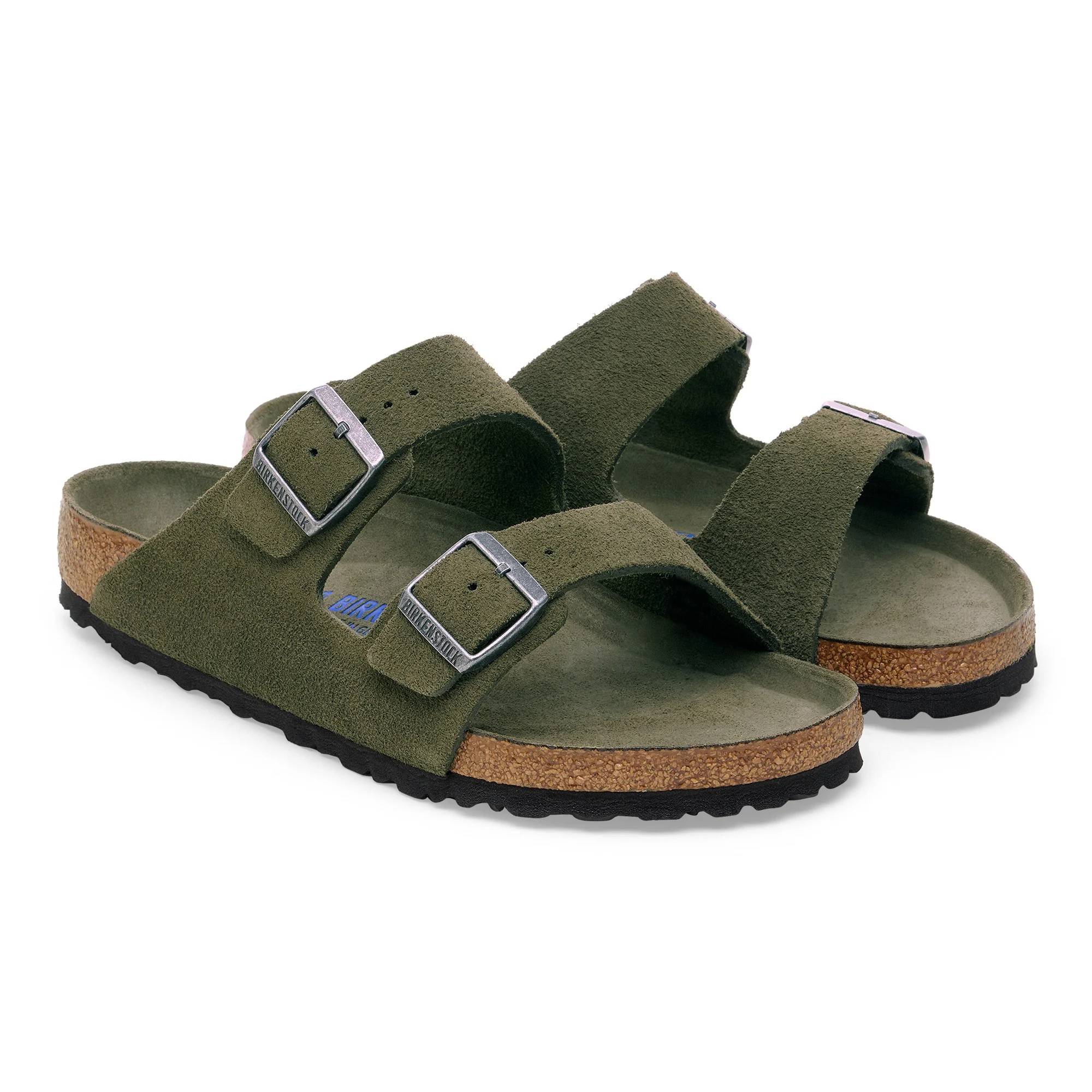 Arizona Soft Footbed Suede Leather Thyme Tonal FB - Image 6