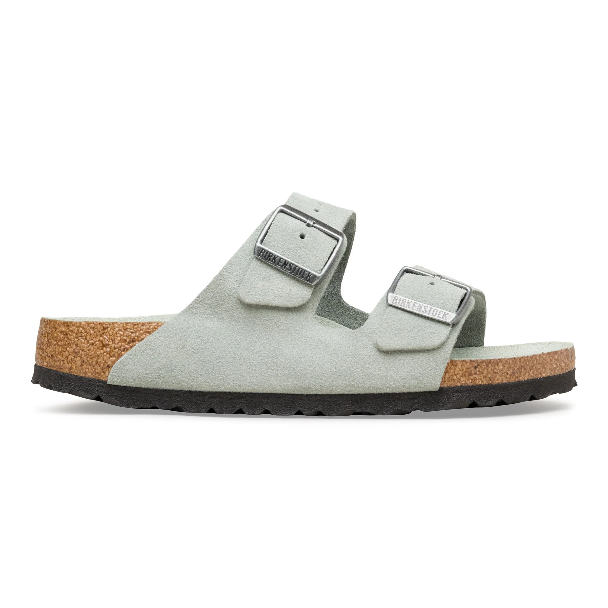 Arizona Soft Footbed Suede Leather Pure Sage Tonal FB - Image 5