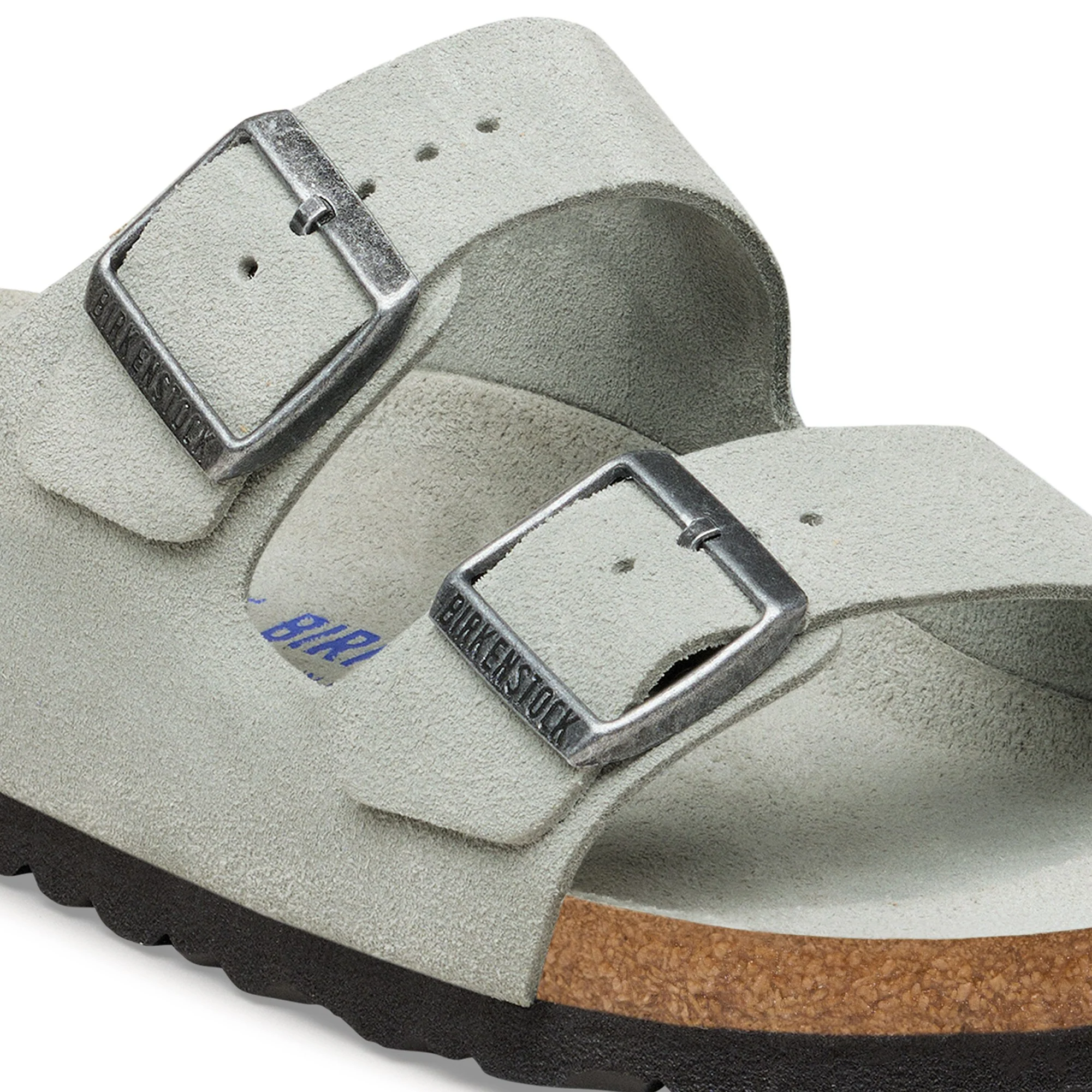 Arizona Soft Footbed Suede Leather Pure Sage Tonal FB - Image 6