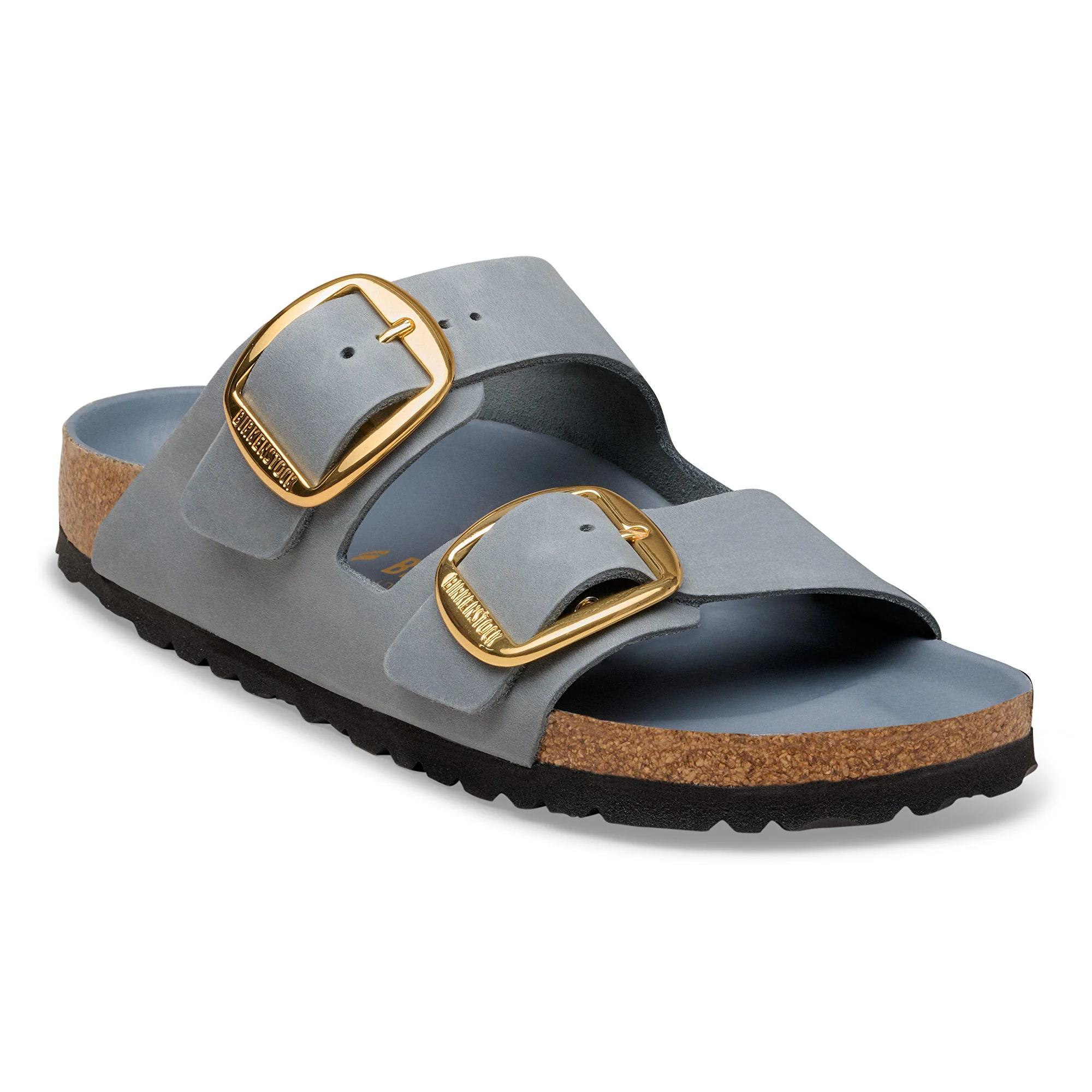 Arizona Big Buckle Natural Leather Oiled Basalt Gray