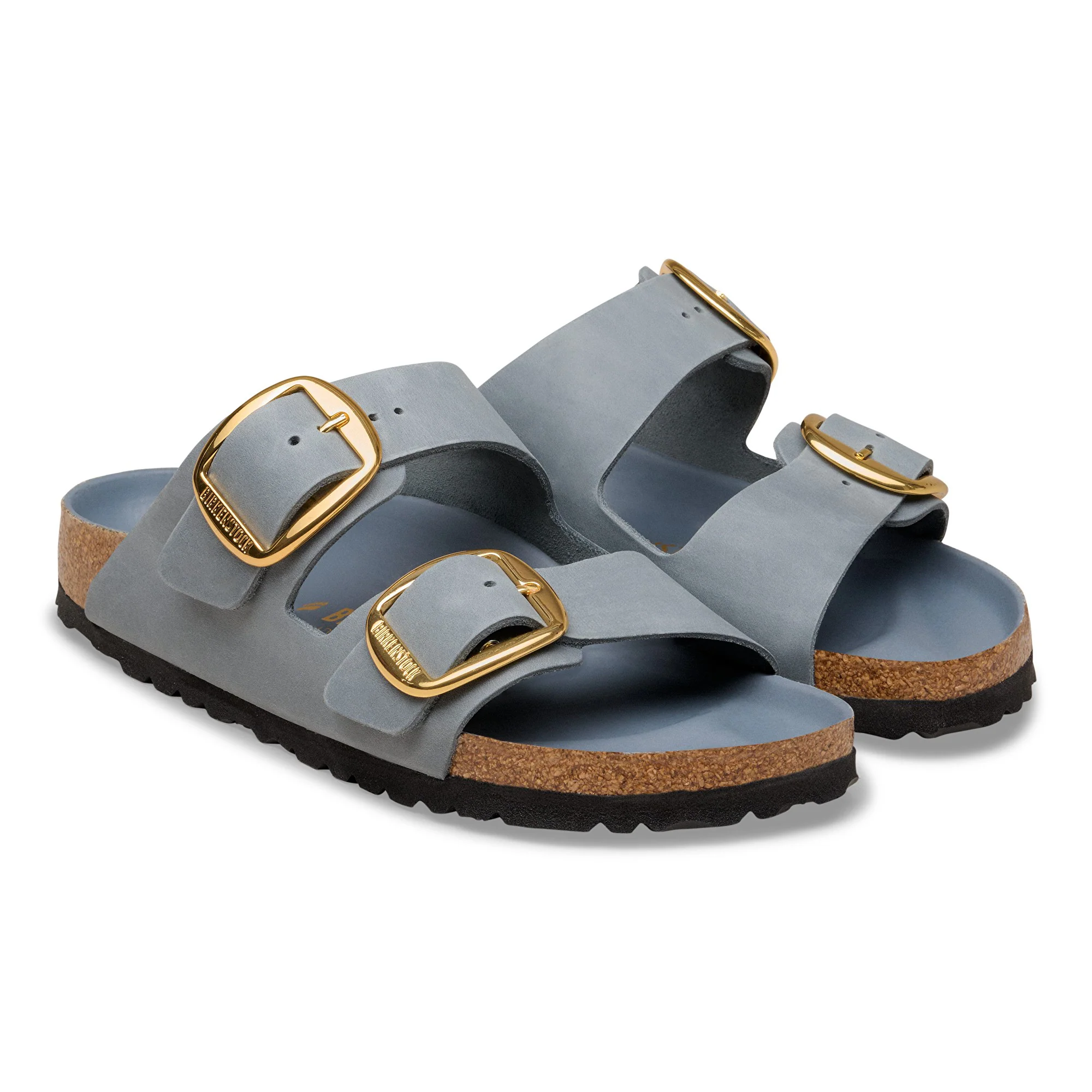Arizona Big Buckle Natural Leather Oiled Basalt Gray - Image 6