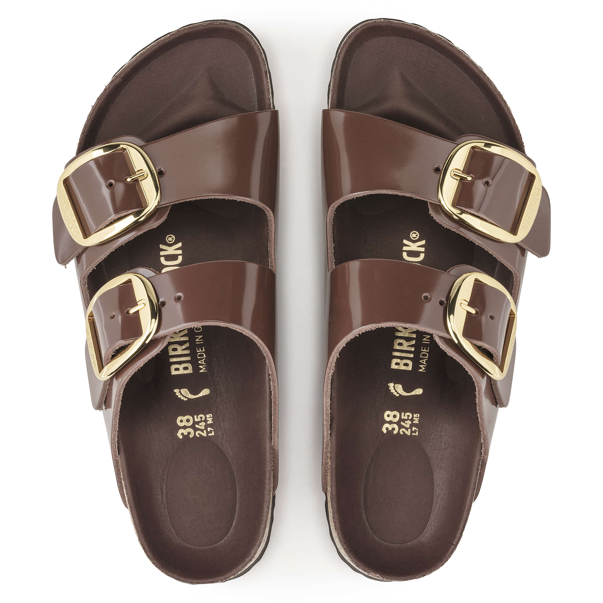 Arizona Big Buckle Natural Leather Patent - Image 3