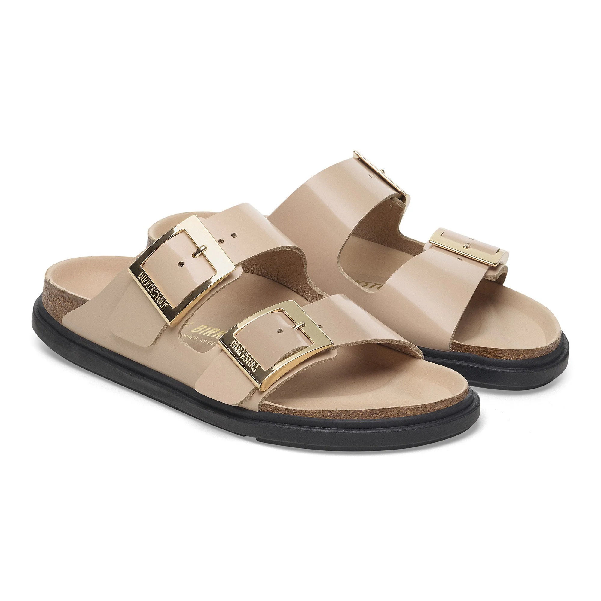 Arizona Droplet Buckle Natural Leather Patent - Image 5