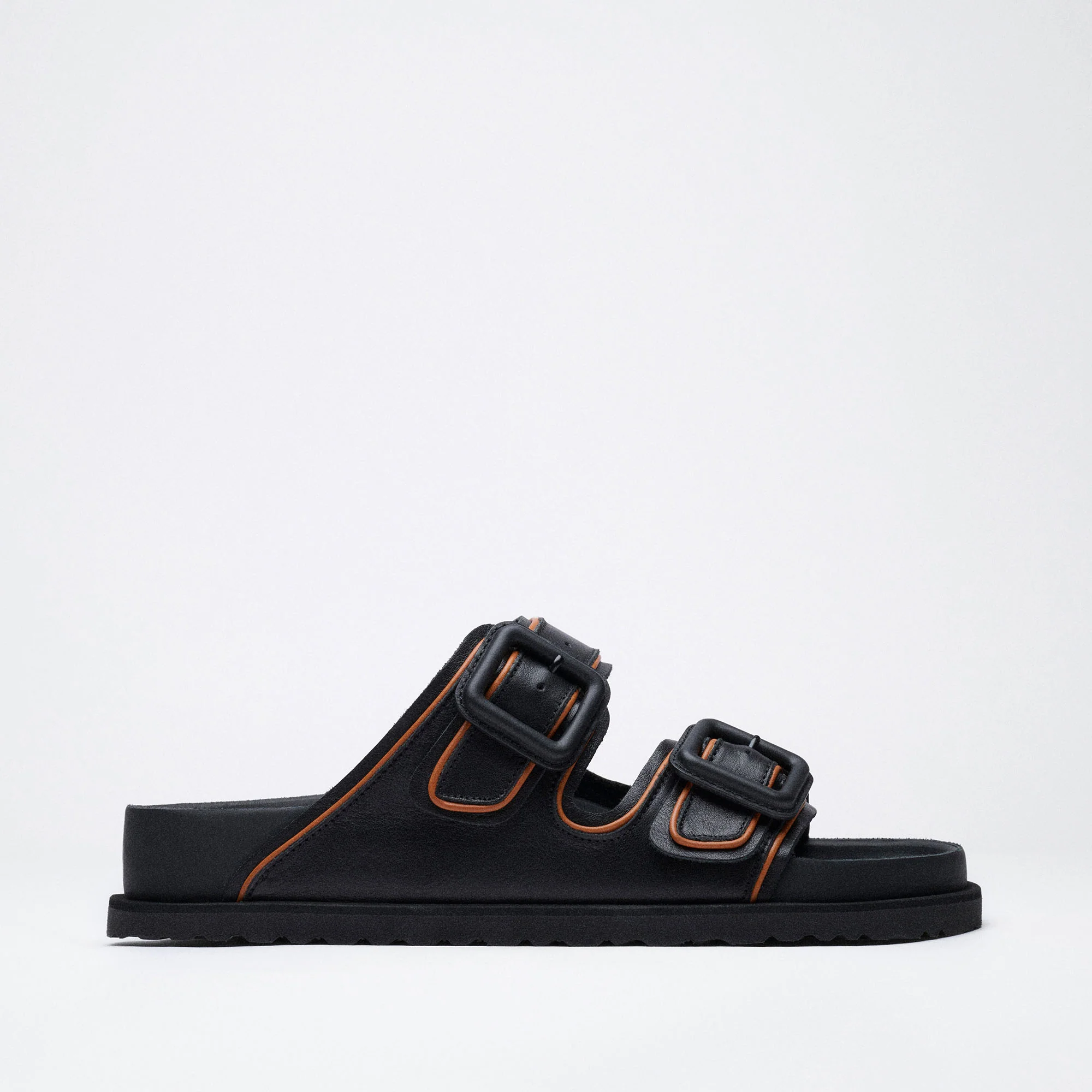 Arizona Leather Buckle 1774 Natural Leather Black - Image 4
