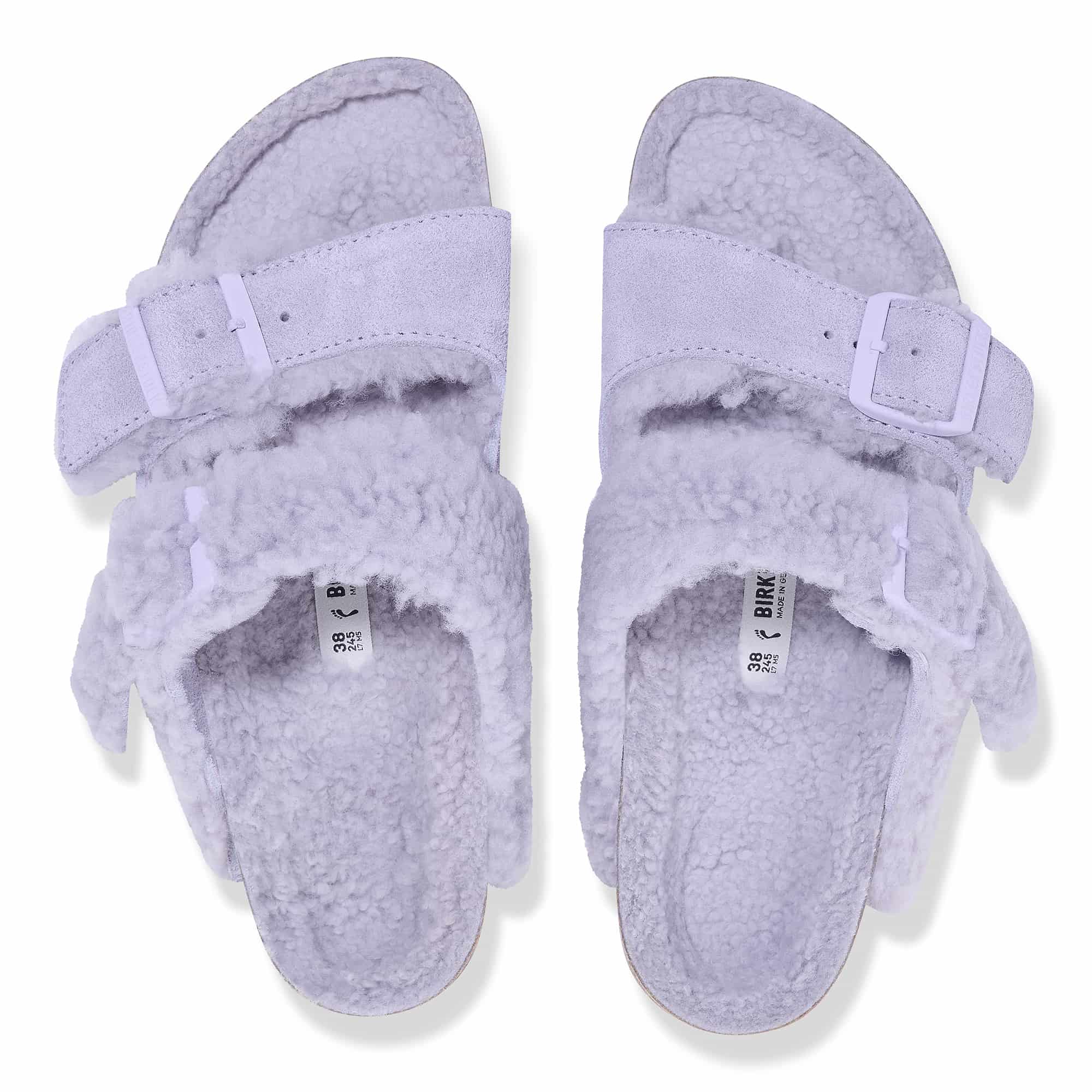 Arizona Teddy Split Suede Leather Shearling - Image 4