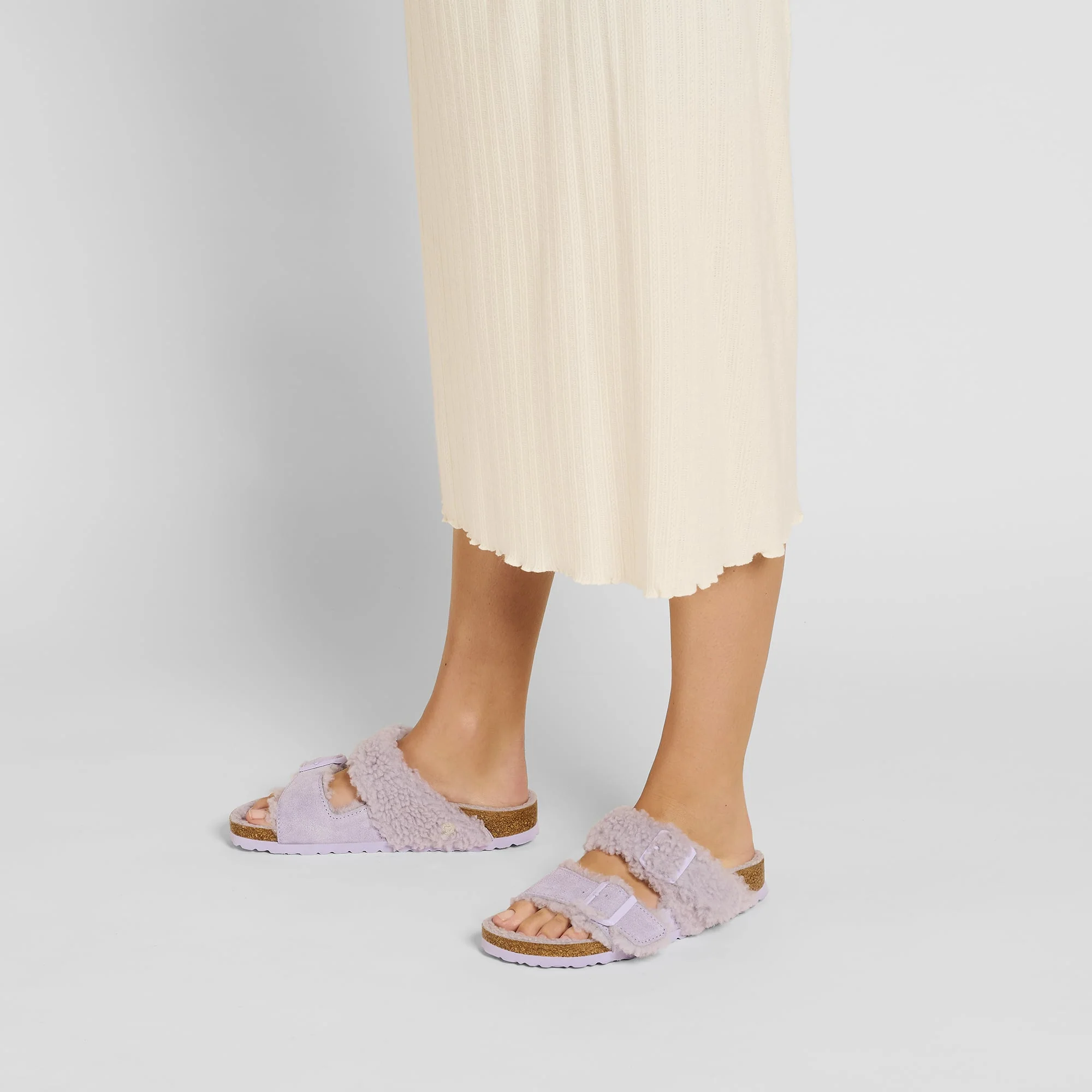 Arizona Teddy Split Suede Leather Shearling - Image 7