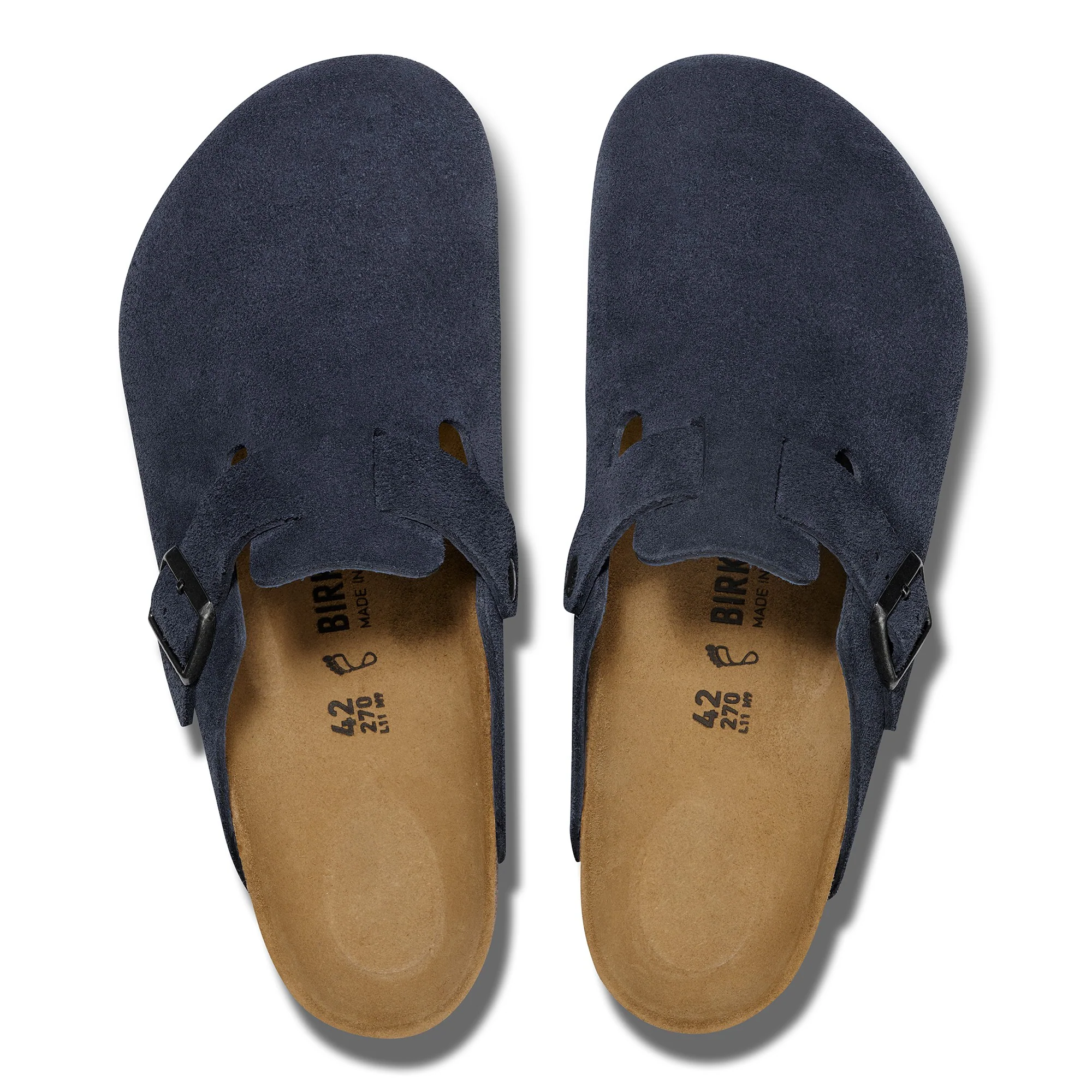 Boston Suede Leather New Navy - Image 3