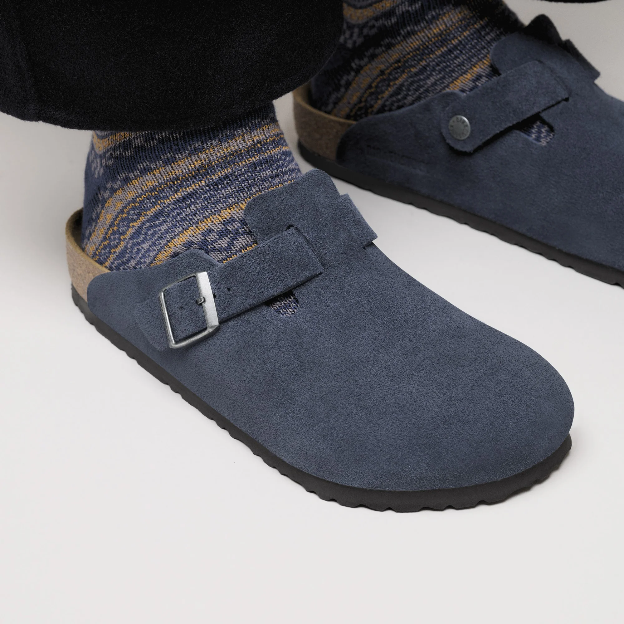 Boston Suede Leather New Navy - Image 7
