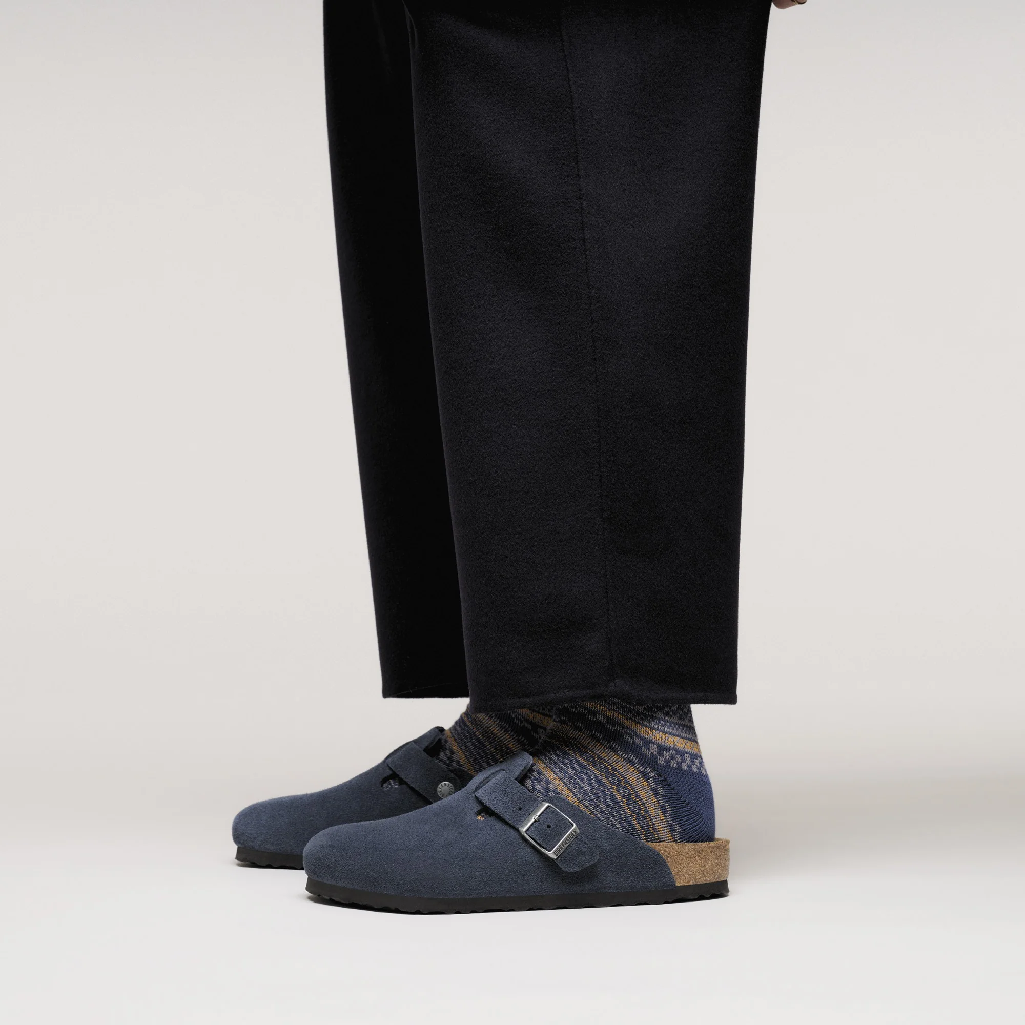 Boston Suede Leather New Navy - Image 8