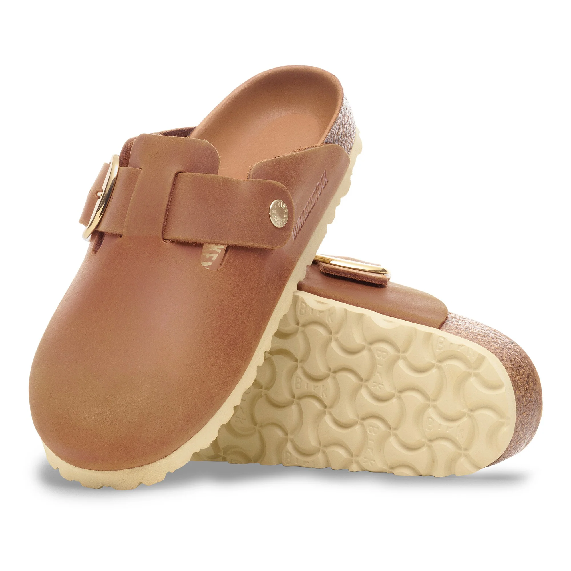Boston Big Buckle Natural Leather Oiled Cognac - Image 2