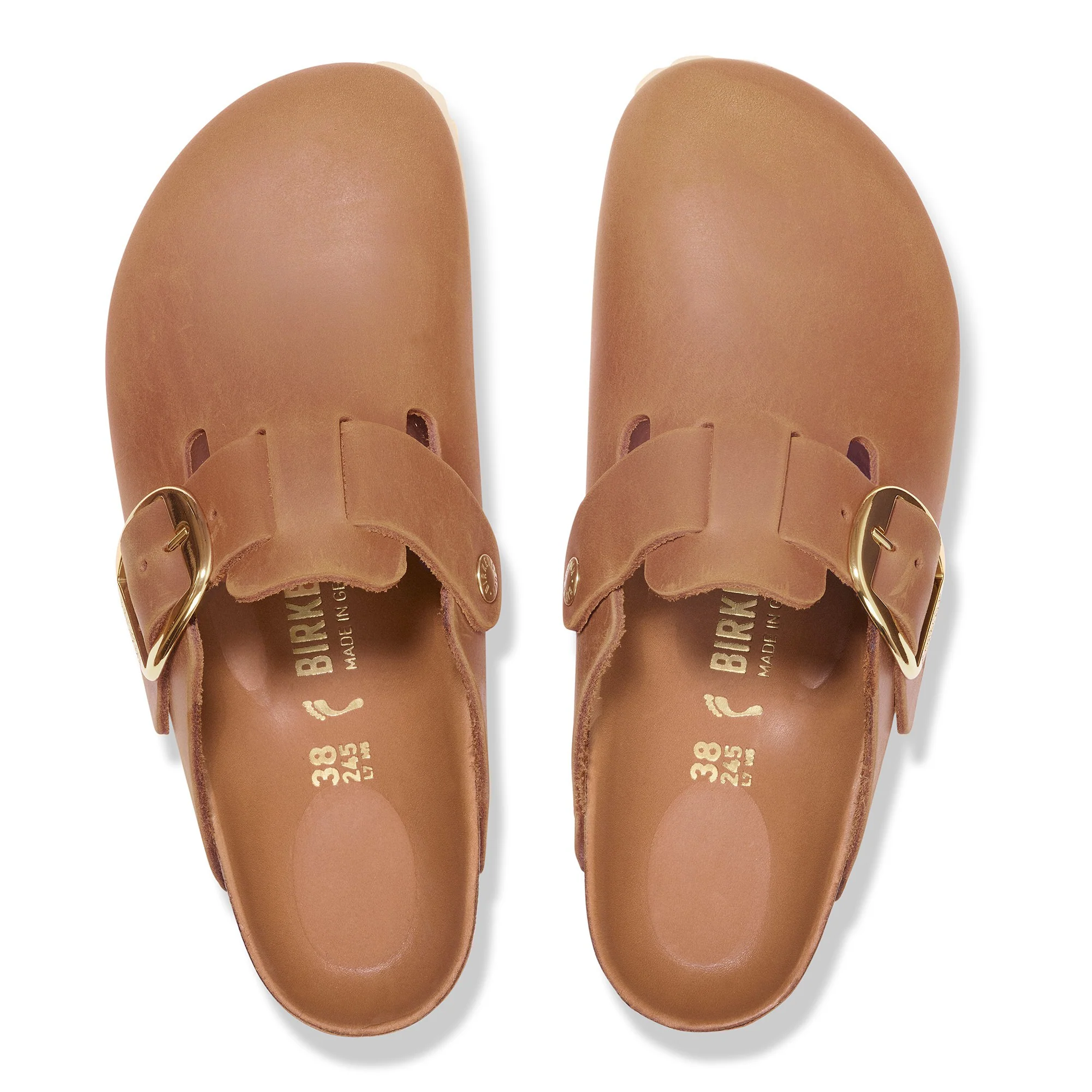 Boston Big Buckle Natural Leather Oiled Cognac - Image 3
