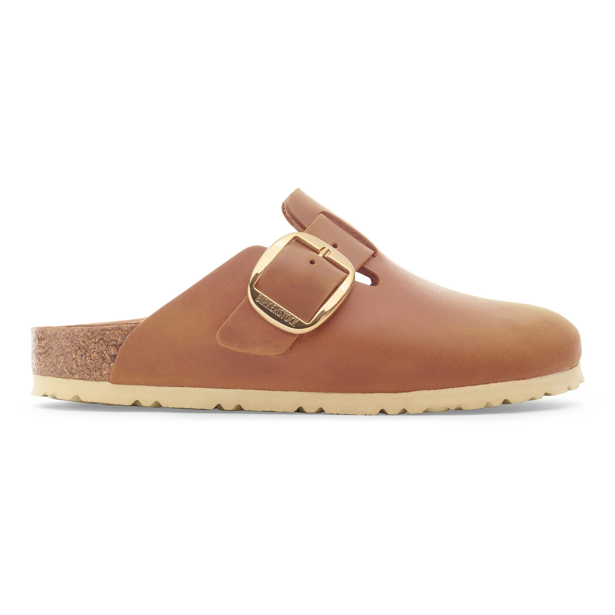 Boston Big Buckle Natural Leather Oiled Cognac - Image 4
