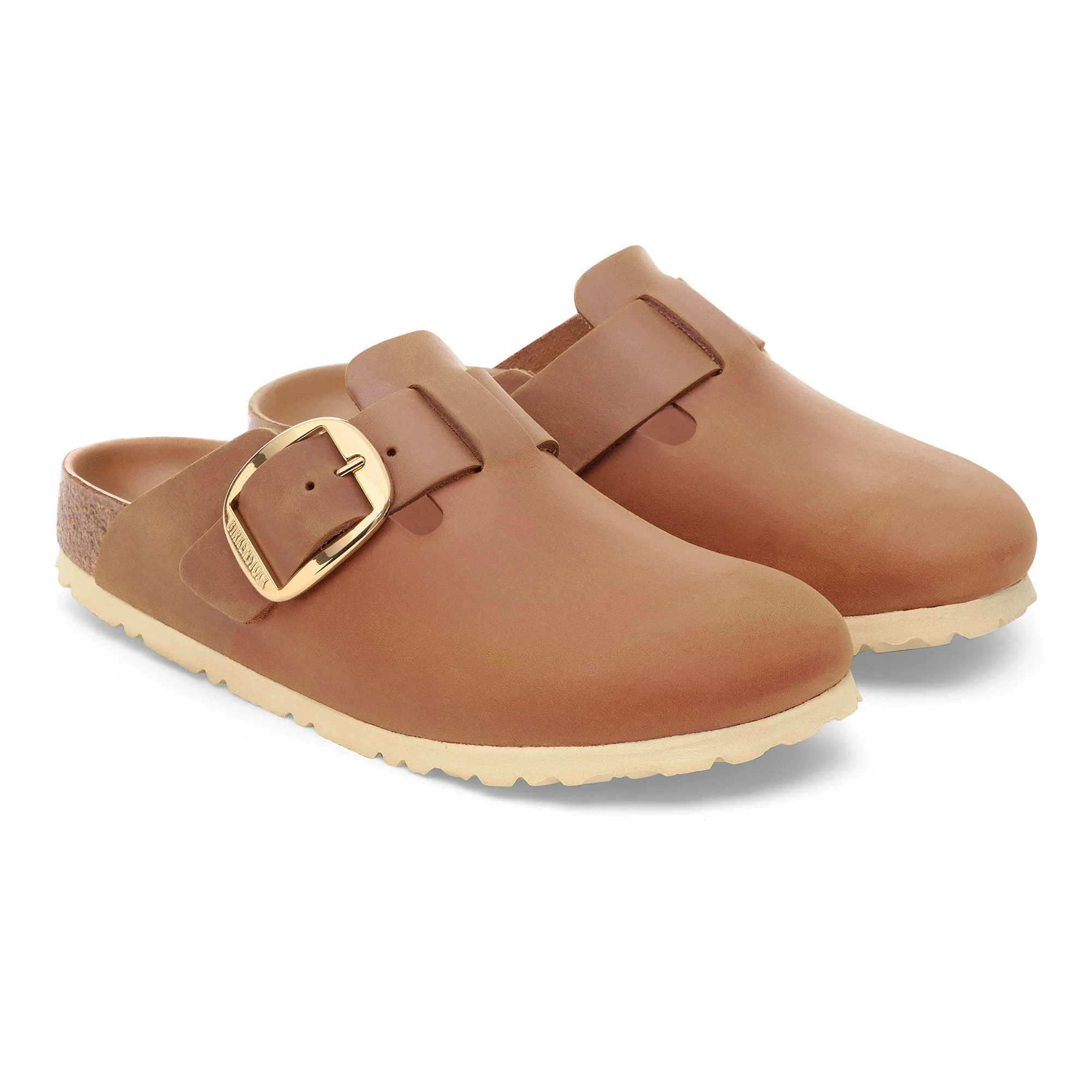 Boston Big Buckle Natural Leather Oiled Cognac - Image 5