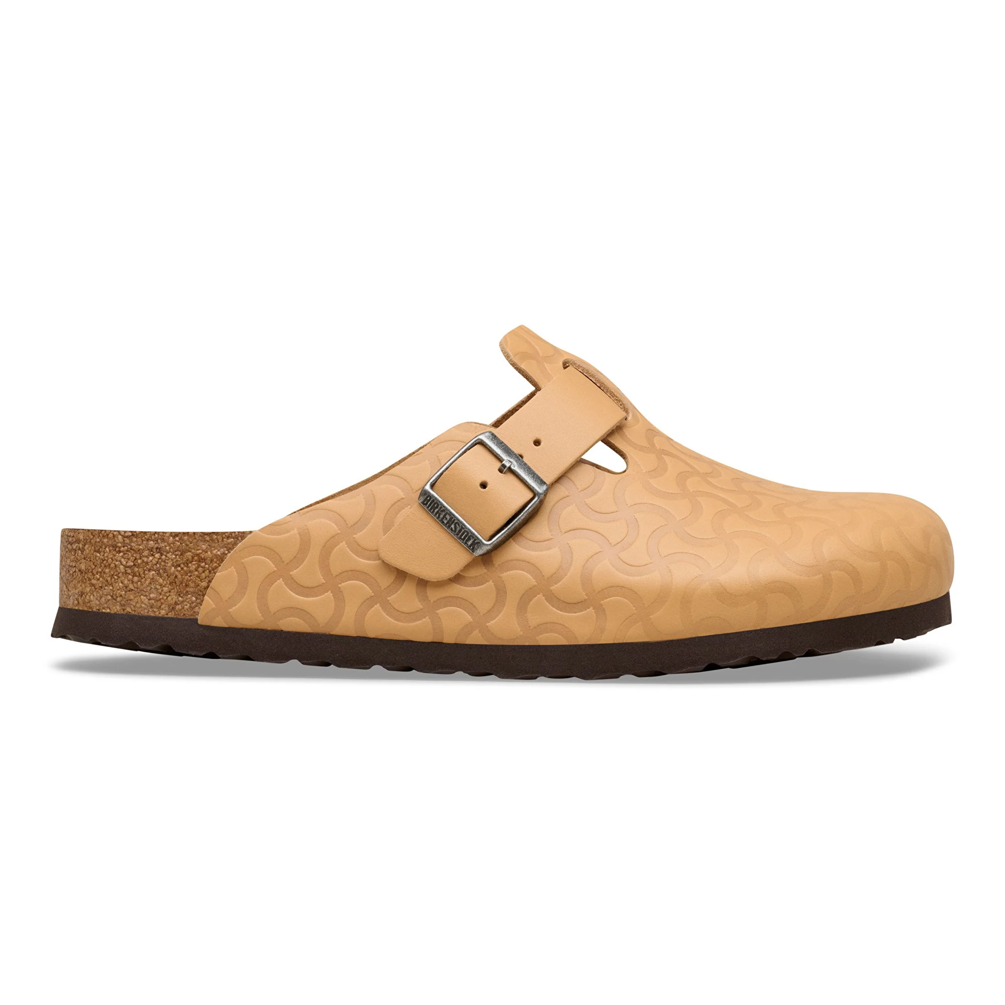 Boston BS Natural Leather Embossed Nature Semi Veg Tan - Image 5