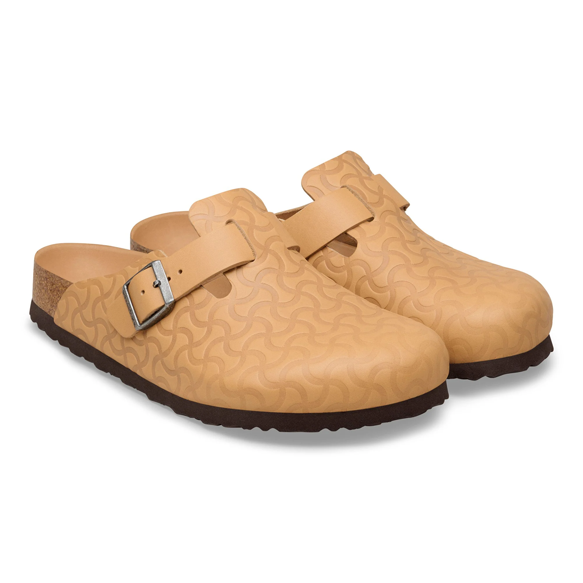 Boston BS Natural Leather Embossed Nature Semi Veg Tan - Image 6