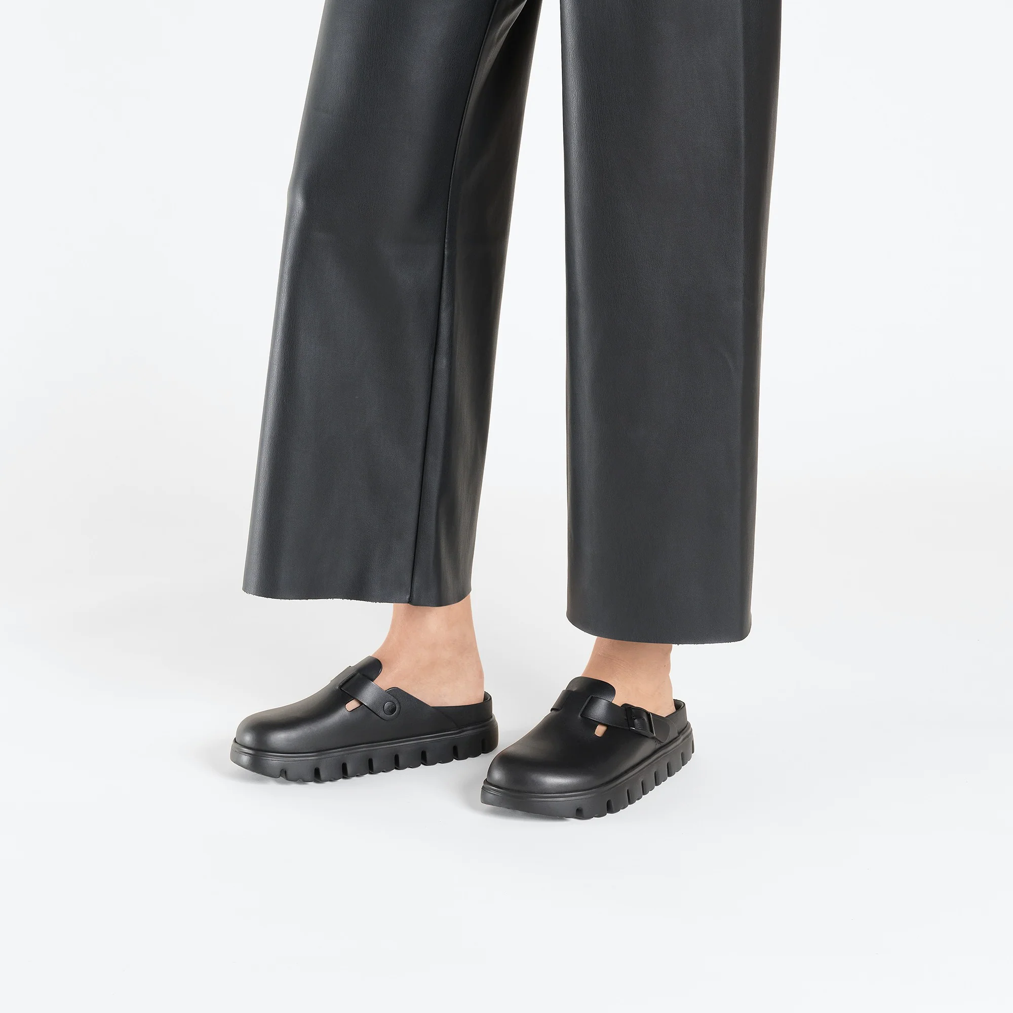 Boston Chunky Natural Leather Black - Image 7