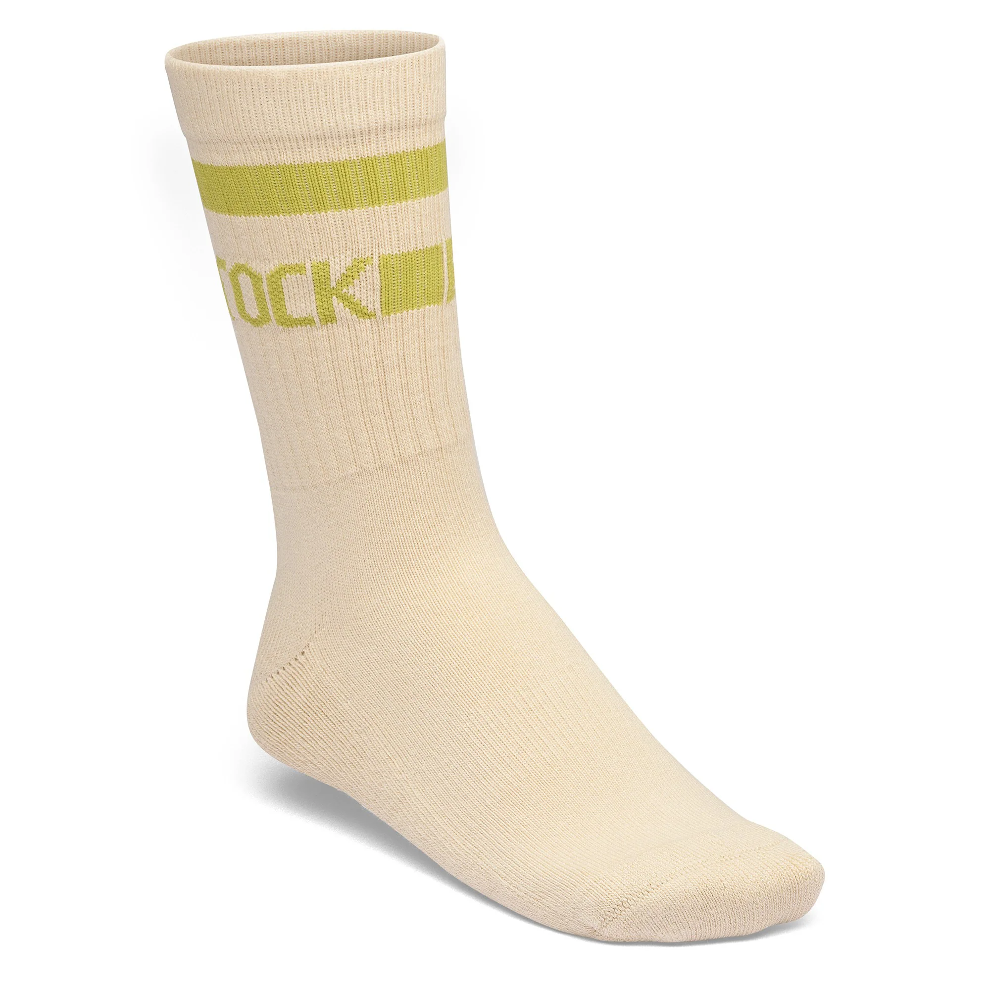 Cotton Tennis Socks Cotton/Polyamid/Elastane Oatmeal/Archive Mid Green