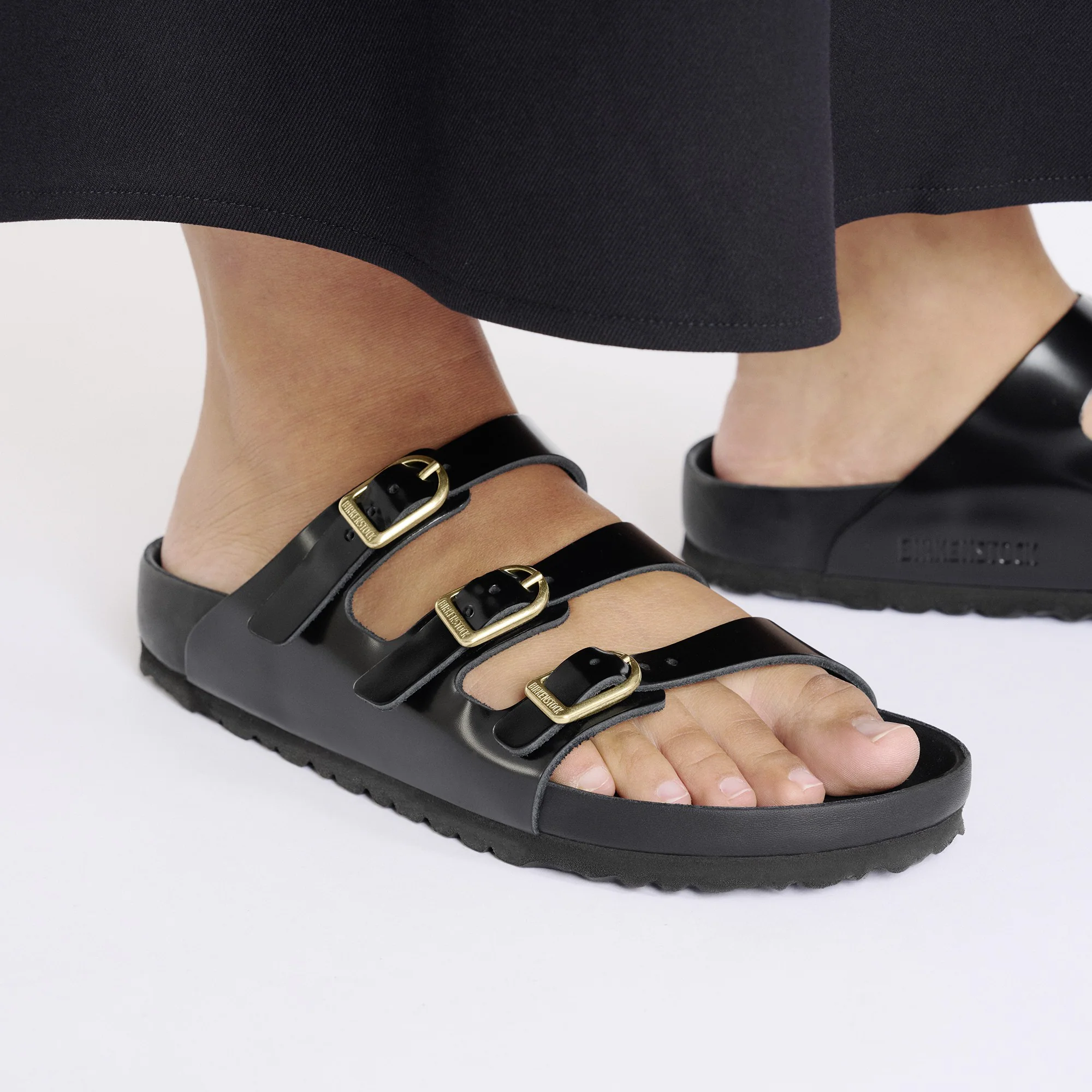 Florida Fresh Natural Leather Patent High-Shine Black - Image 6