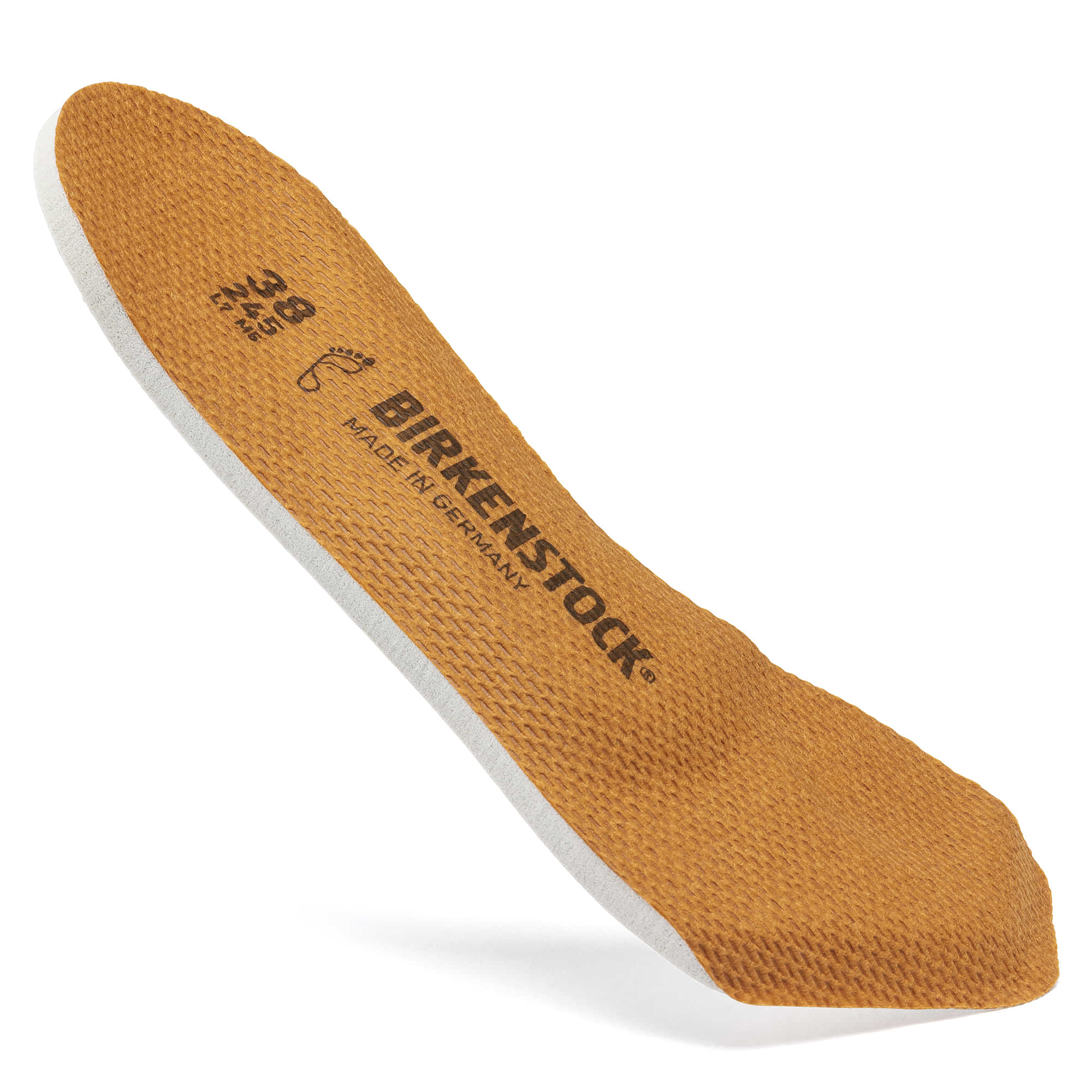 Fussbett sohle 3/4 Length Insole Birko-Tex Textile Brown - Image 6