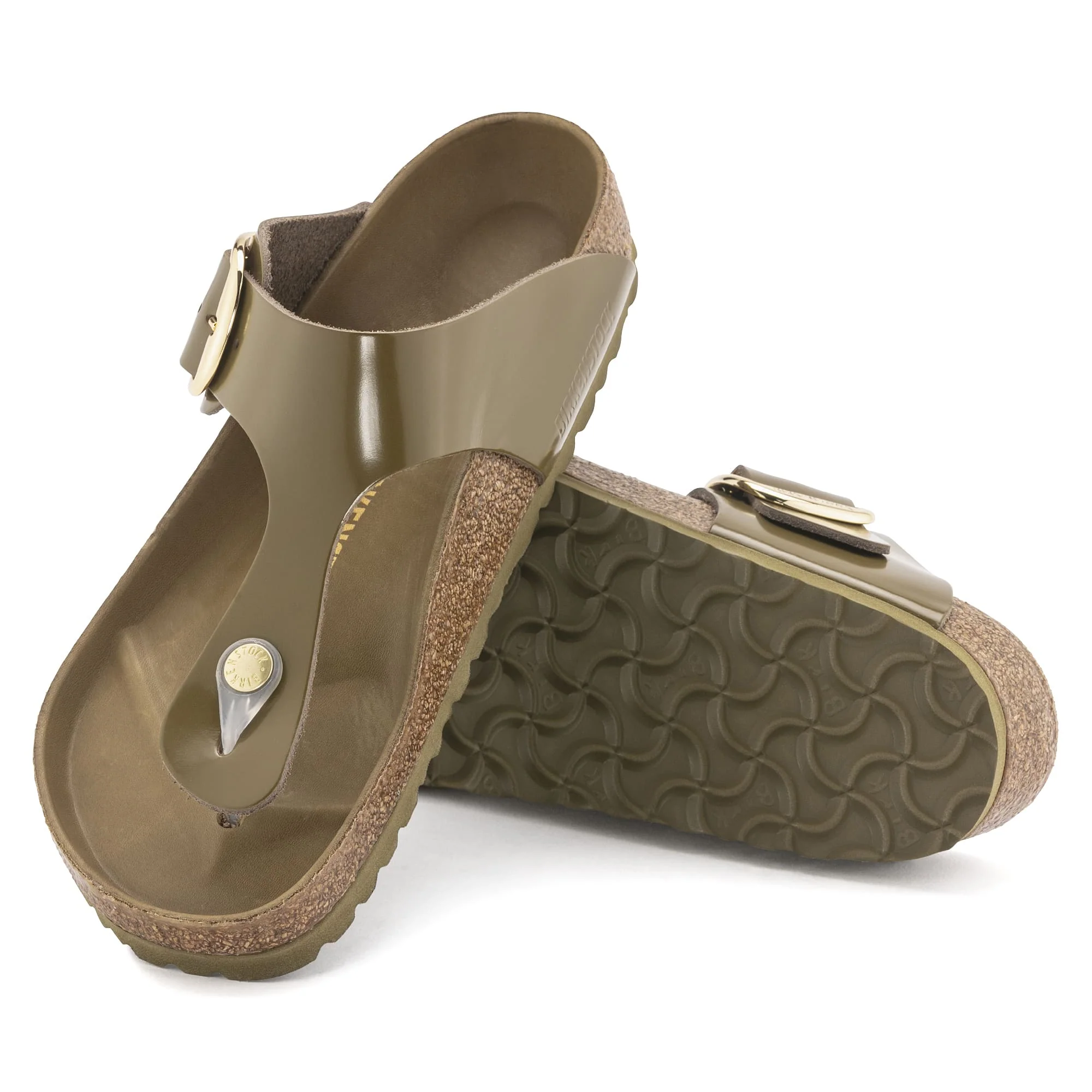 Gizeh Big Buckle Natural Leather Patent - Image 2