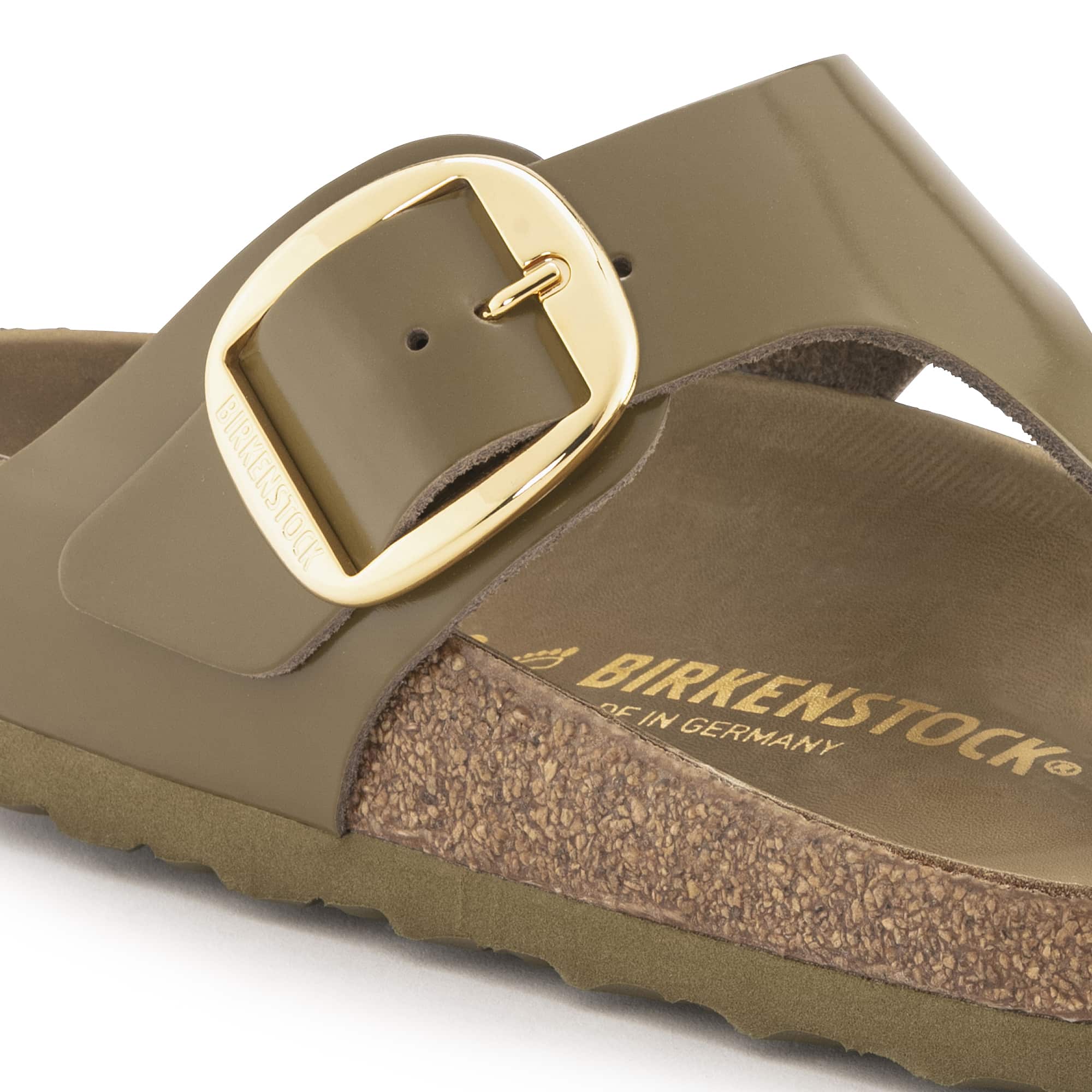 Gizeh Big Buckle Natural Leather Patent - Image 6