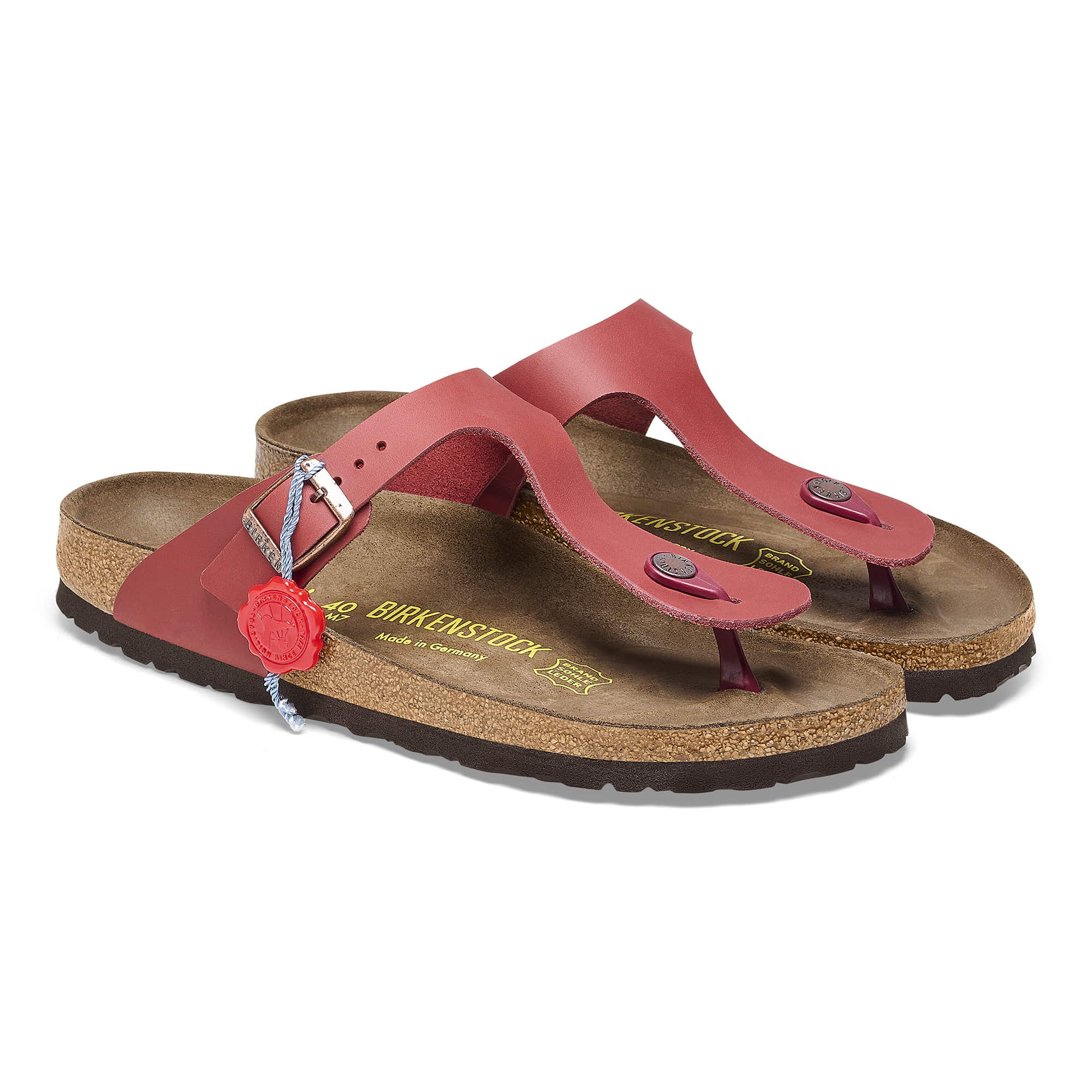 Gizeh 1983 Natural Leather Dark Red + Socke - Image 5