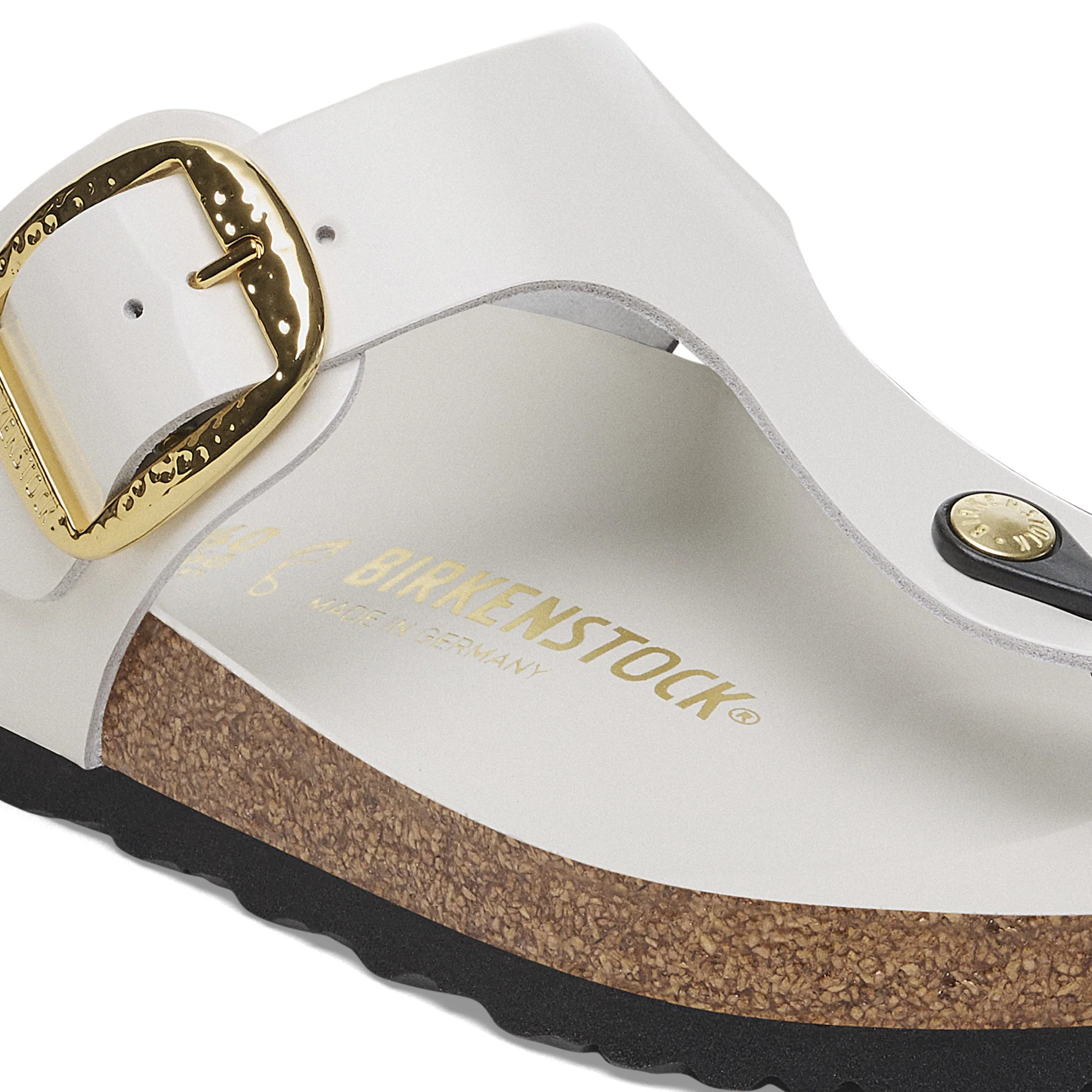 Gizeh Big Buckle Natural Leather Patent - Image 6