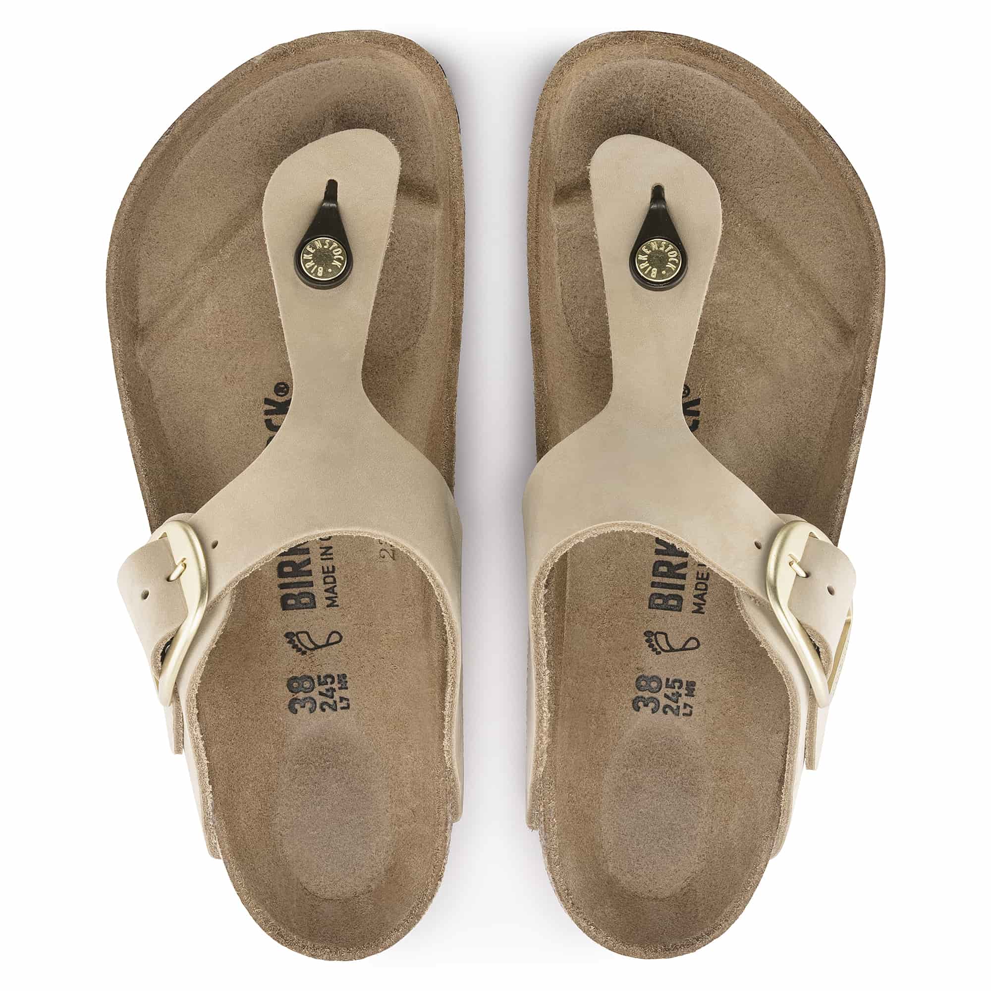 Gizeh Big Buckle Nubuck Leather - Image 3