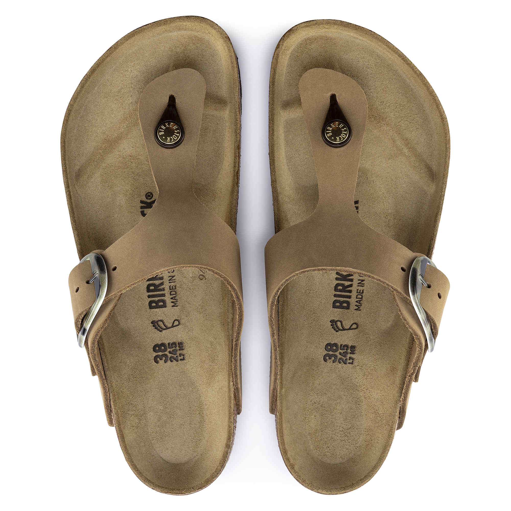 Gizeh Big Buckle Nubuck Leather - Image 3