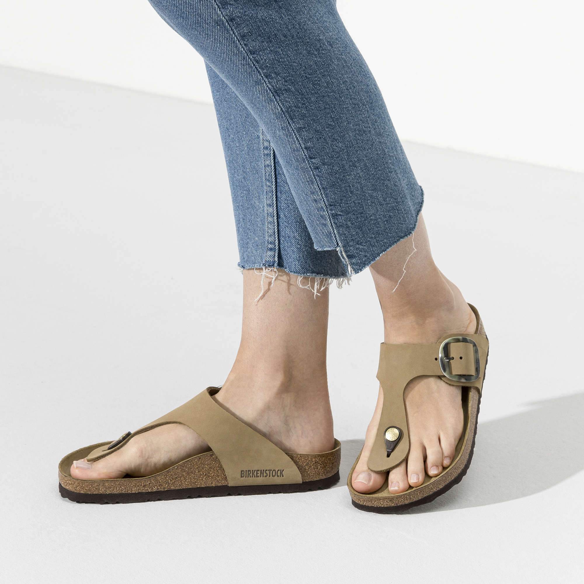 Gizeh Big Buckle Nubuck Leather - Image 8