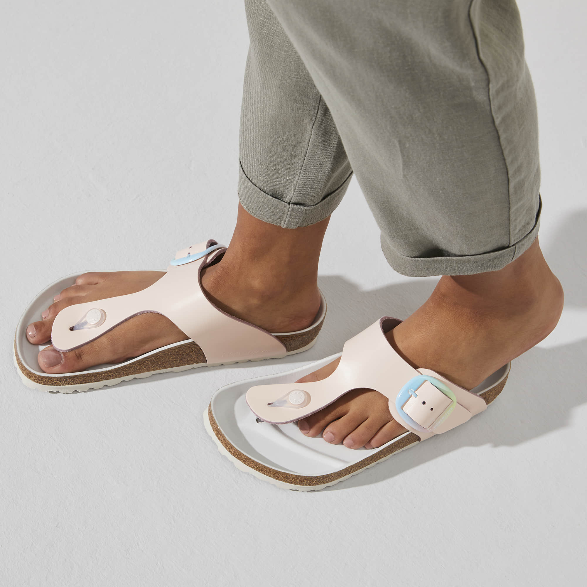 Gizeh Big Buckle Natural Leather - Image 9
