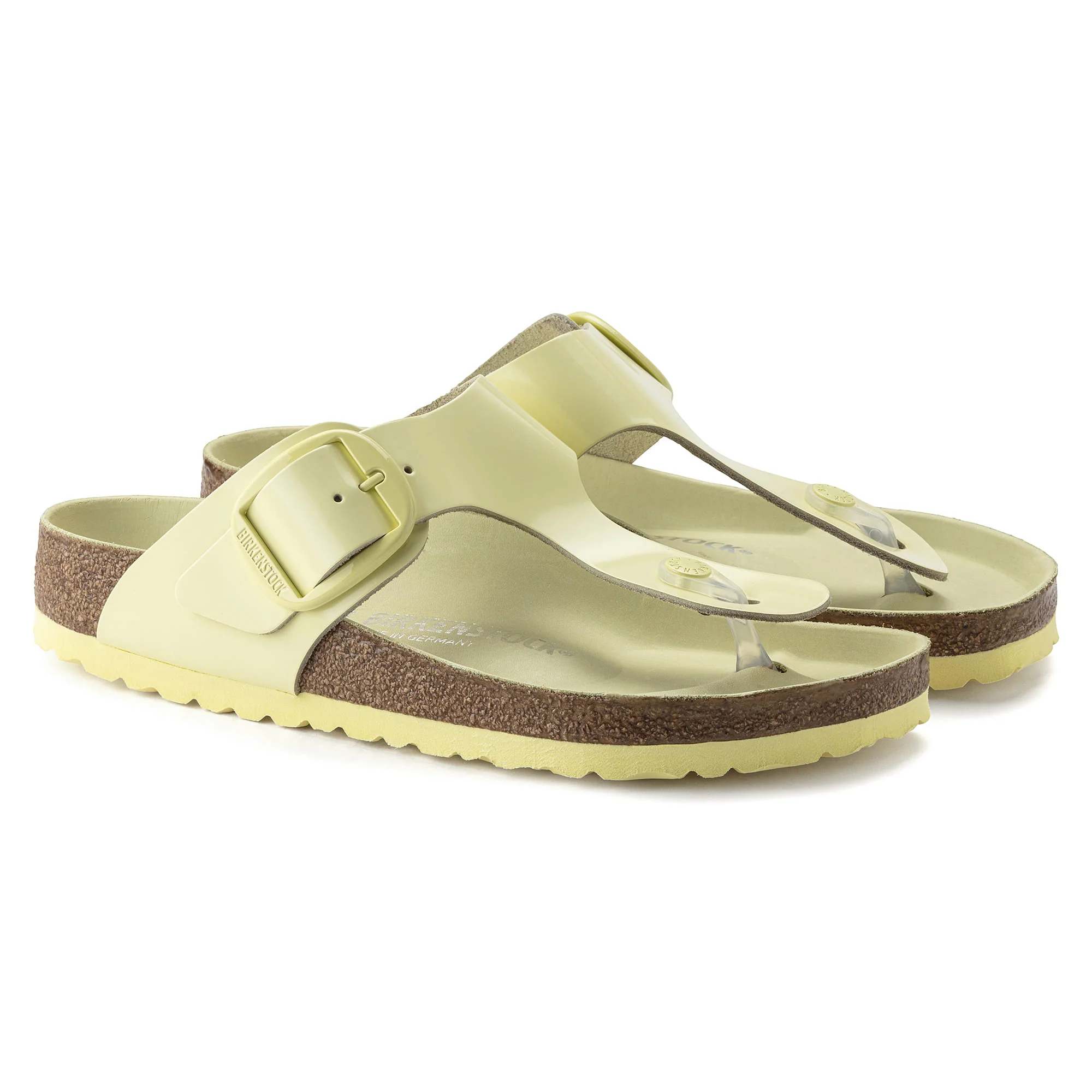 Gizeh Big Buckle Natural Leather Patent - Image 4