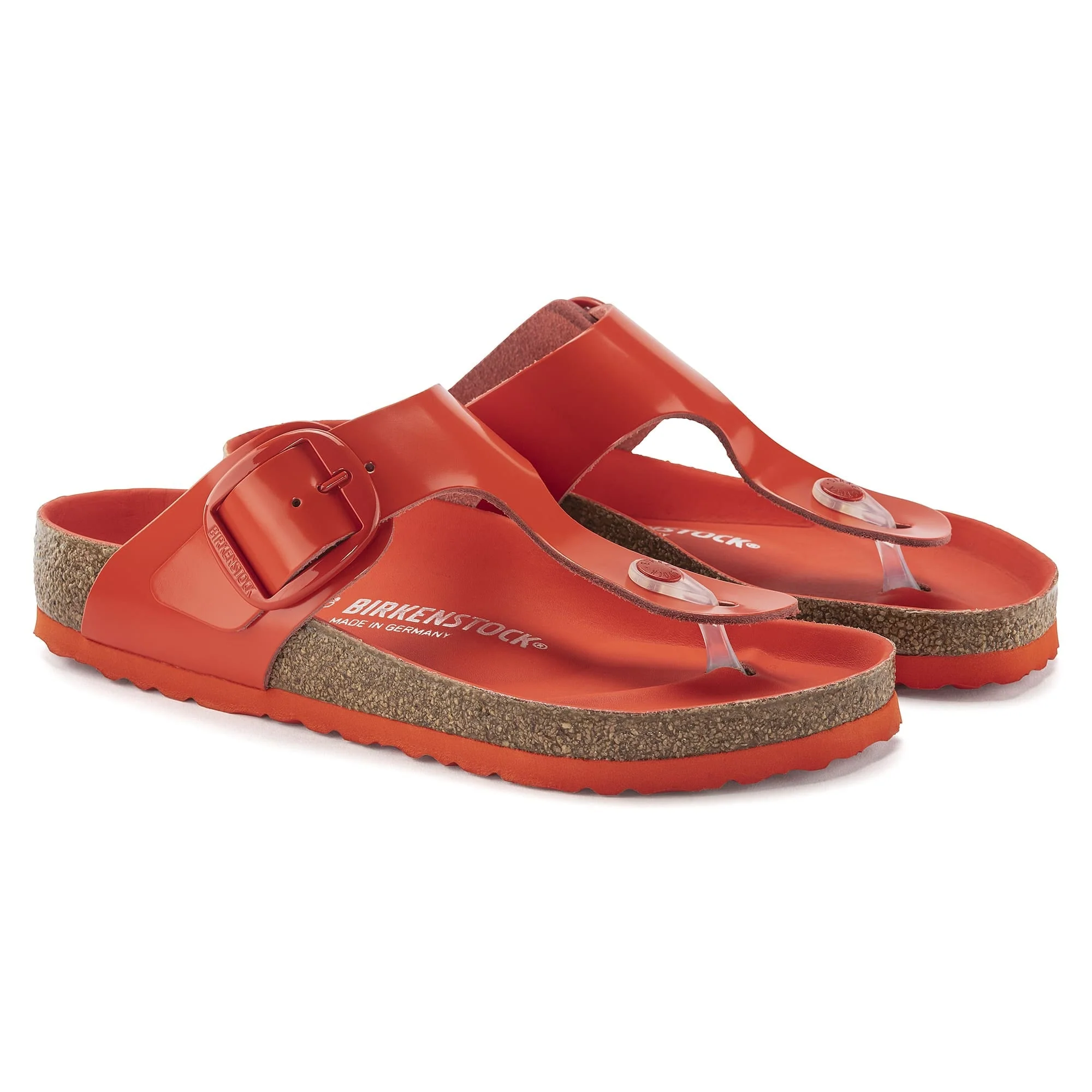 Gizeh Big Buckle Natural Leather Patent - Image 4