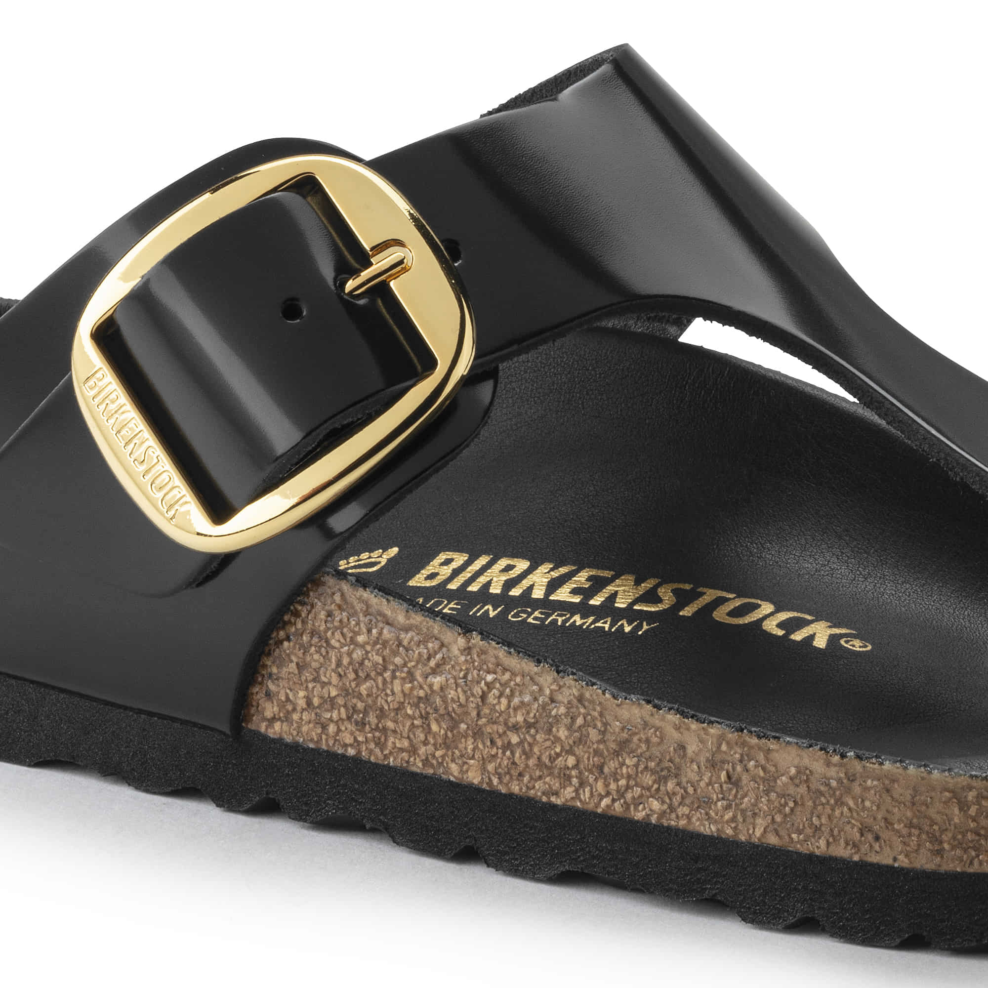 Gizeh Big Buckle Natural Leather Patent - Image 6