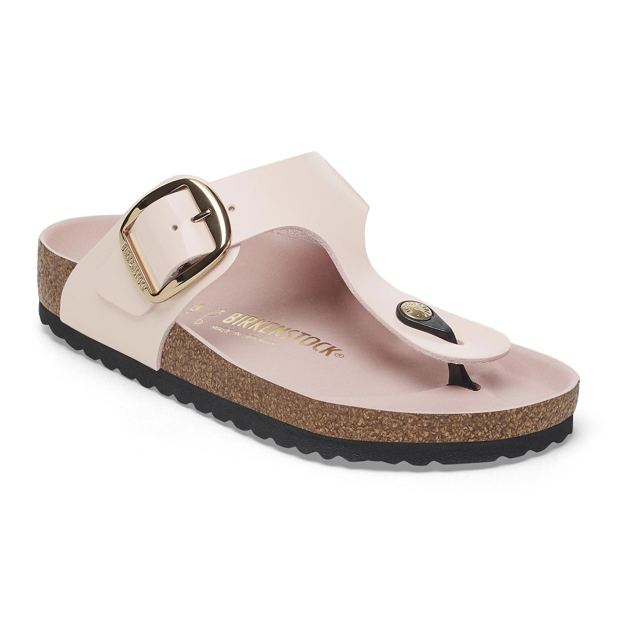 Gizeh Big Buckle Natural Leather Patent