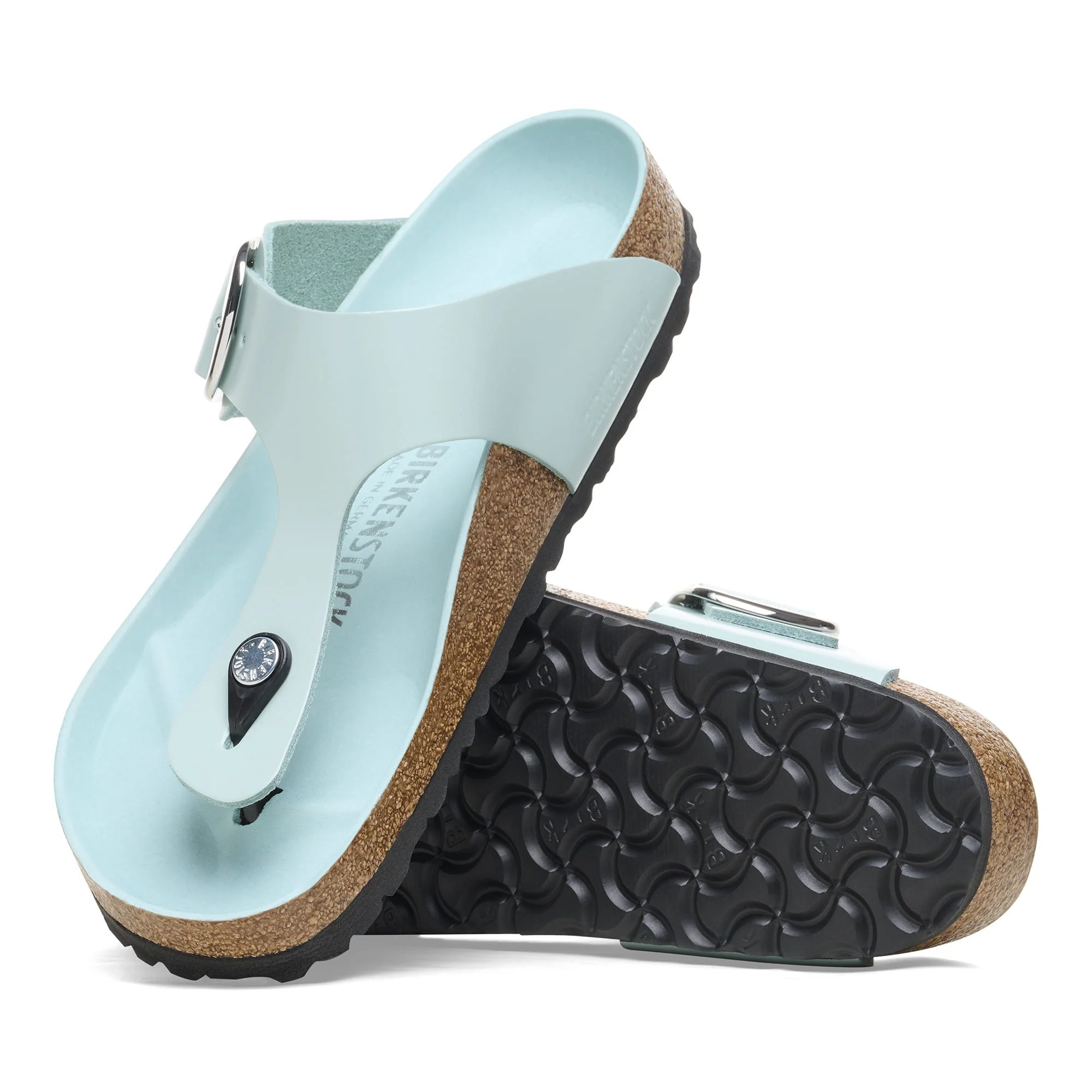 Gizeh Big Buckle Natural Leather Patent - Image 2