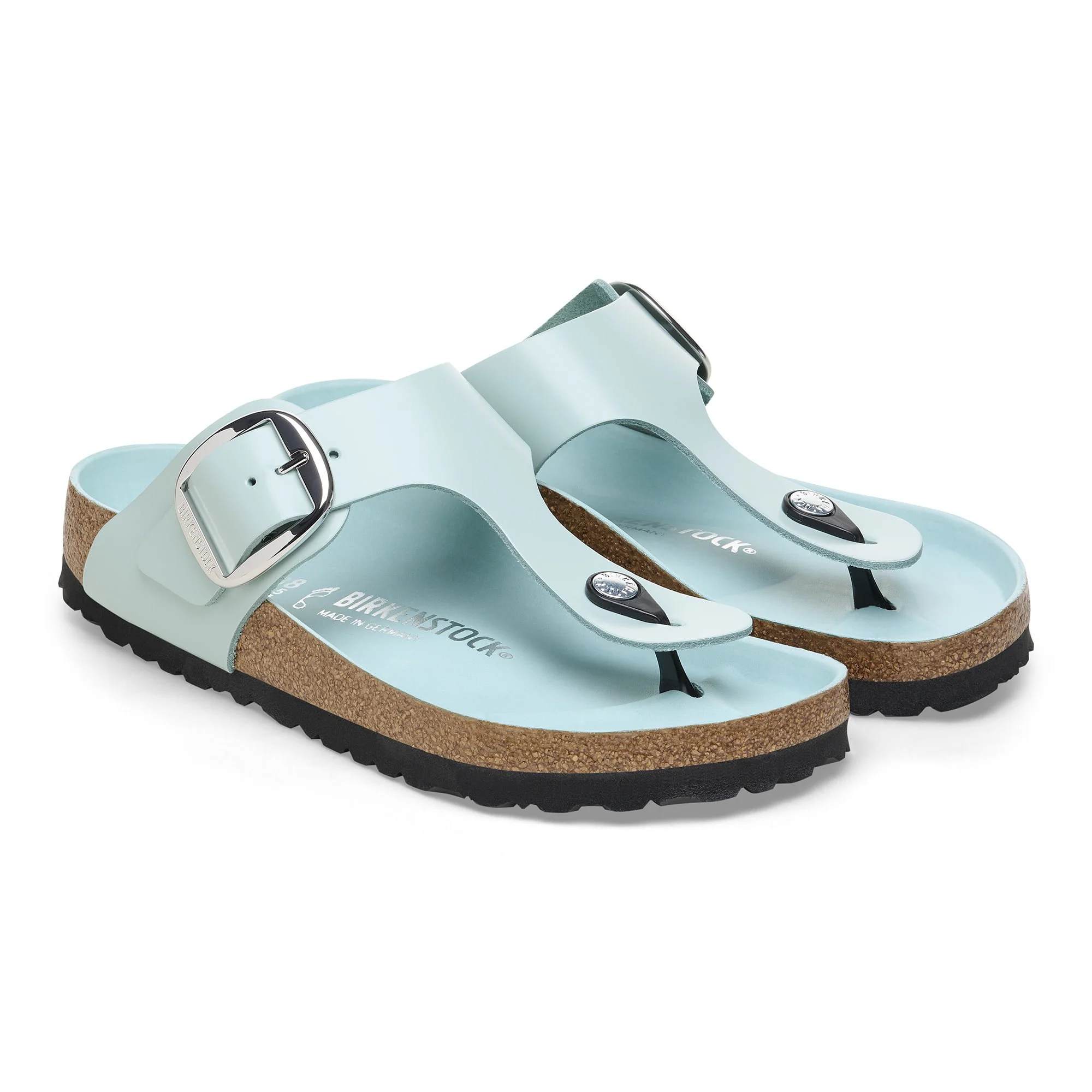 Gizeh Big Buckle Natural Leather Patent - Image 4