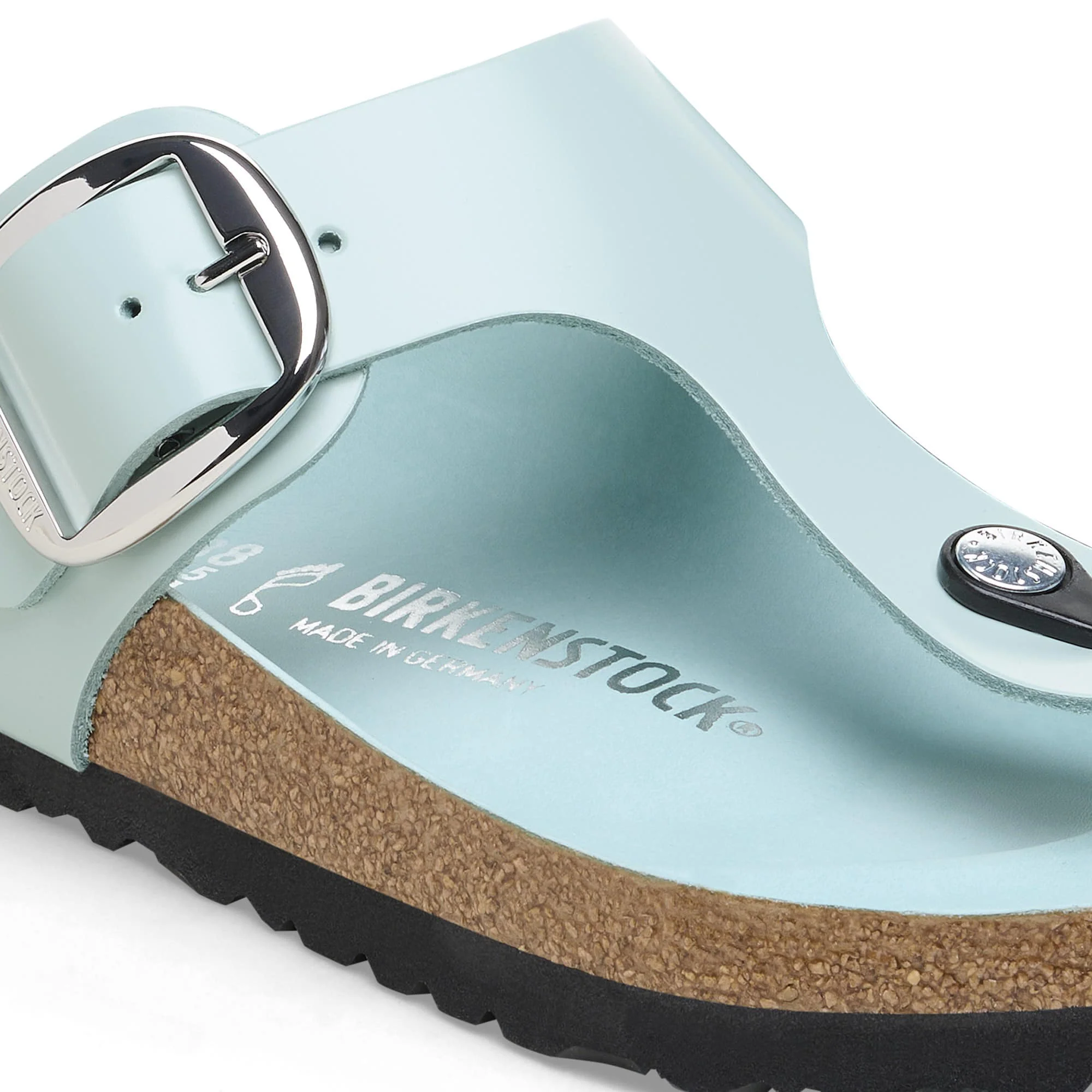 Gizeh Big Buckle Natural Leather Patent - Image 6