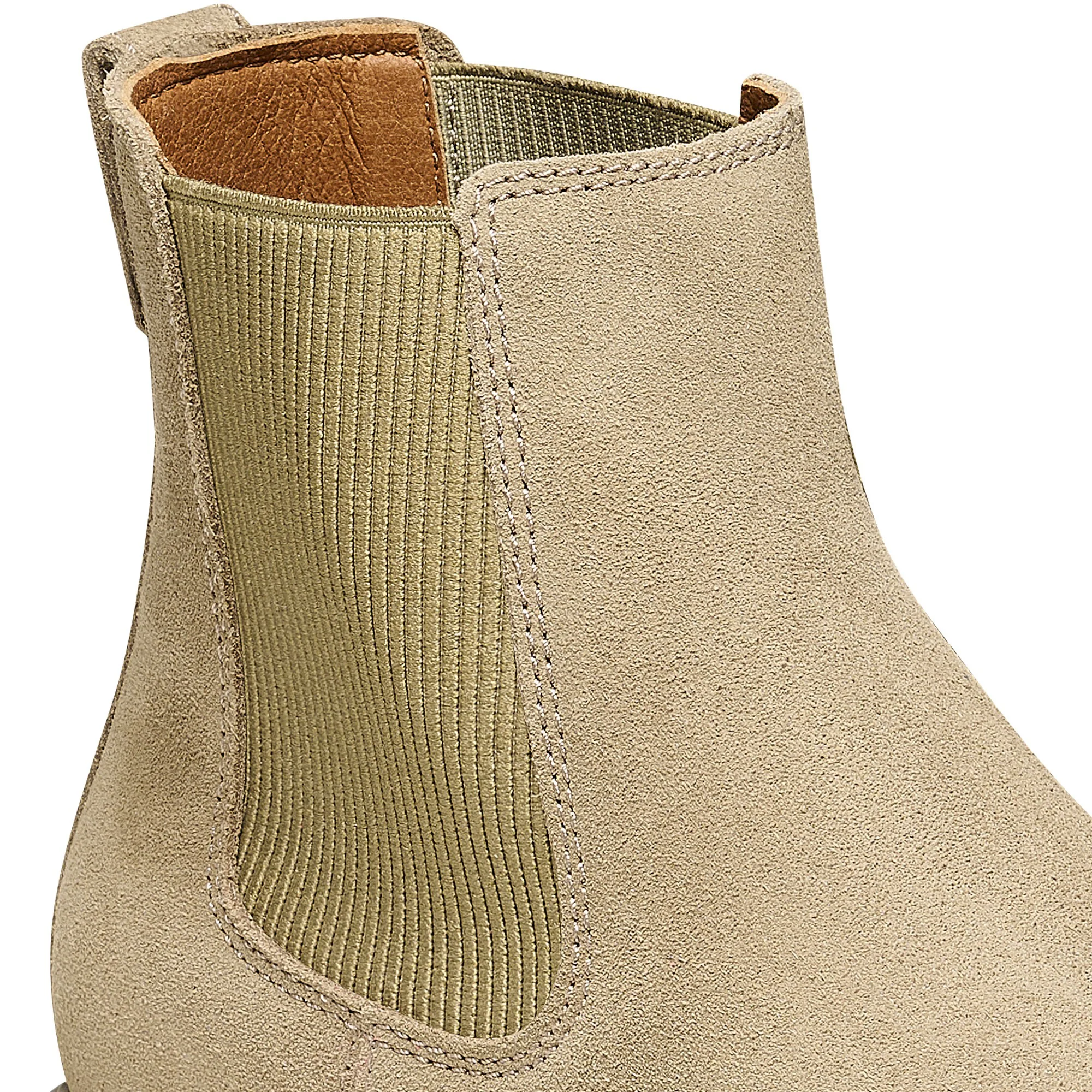 Highwood Slip On Women Suede Leather Taupe - Image 6