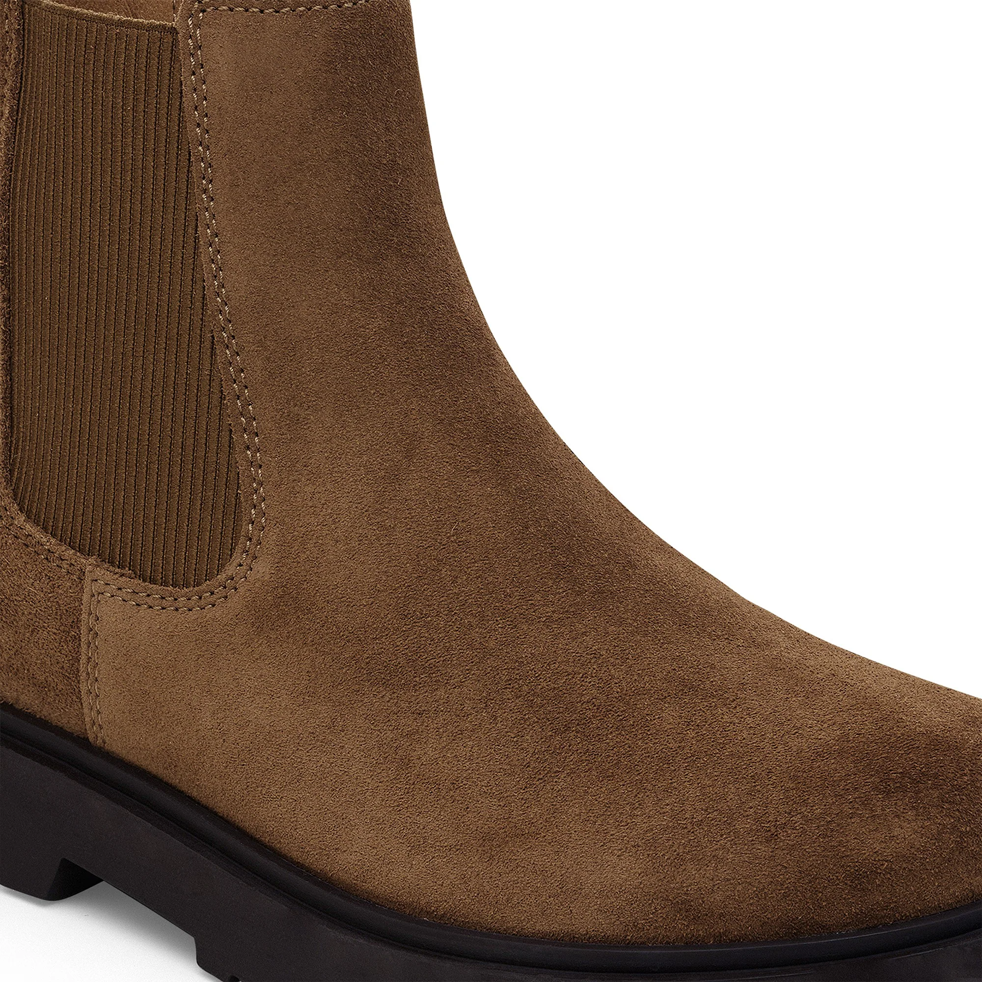 Highwood Slip On Women Suede Leather Dark Tea - Image 5