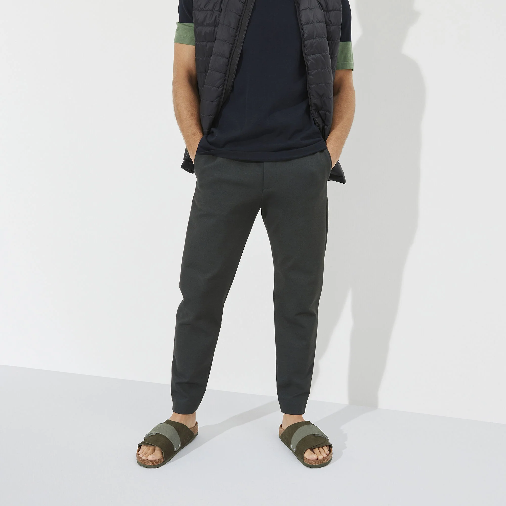 Kyoto Nubuck Leather/Suede Thyme - Image 6